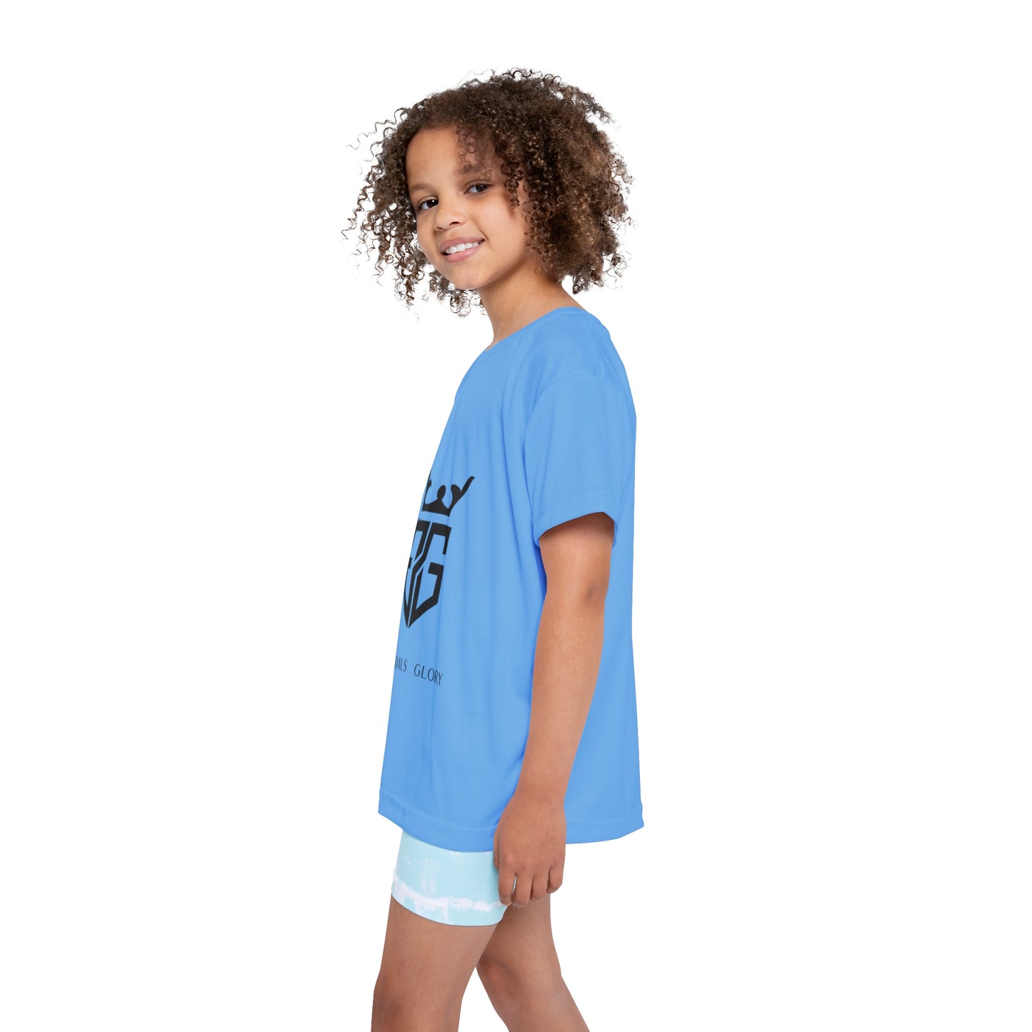 Kids faith inspired Sports Jersey, Youth Athletic Tee, Soccer Shirt, Sportswear for Kids, Activewear for Children, Team Spirit Jersey, Birthday Gift Idea