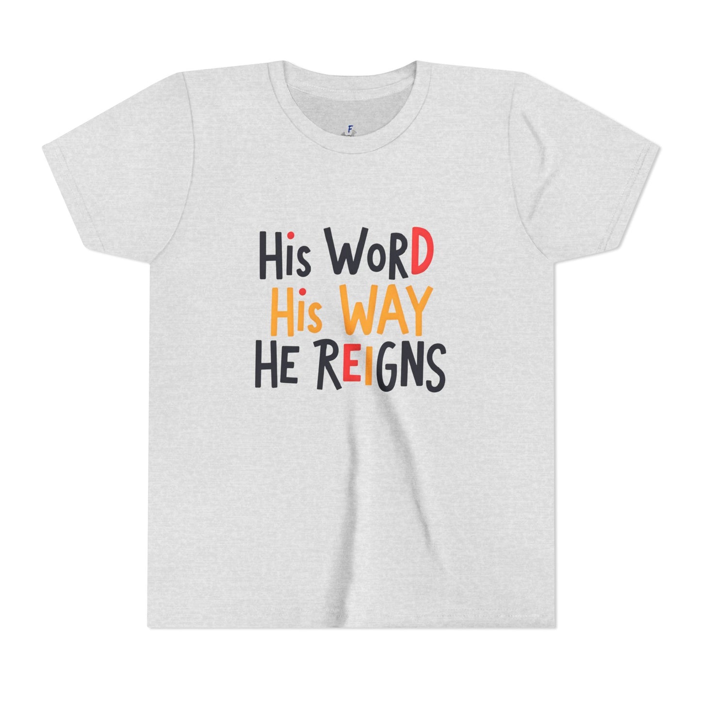Faith-Inspired Youth Tee, Christian T-Shirt, Religious Kids Shirt, Inspirational Gift, Summer Outfit