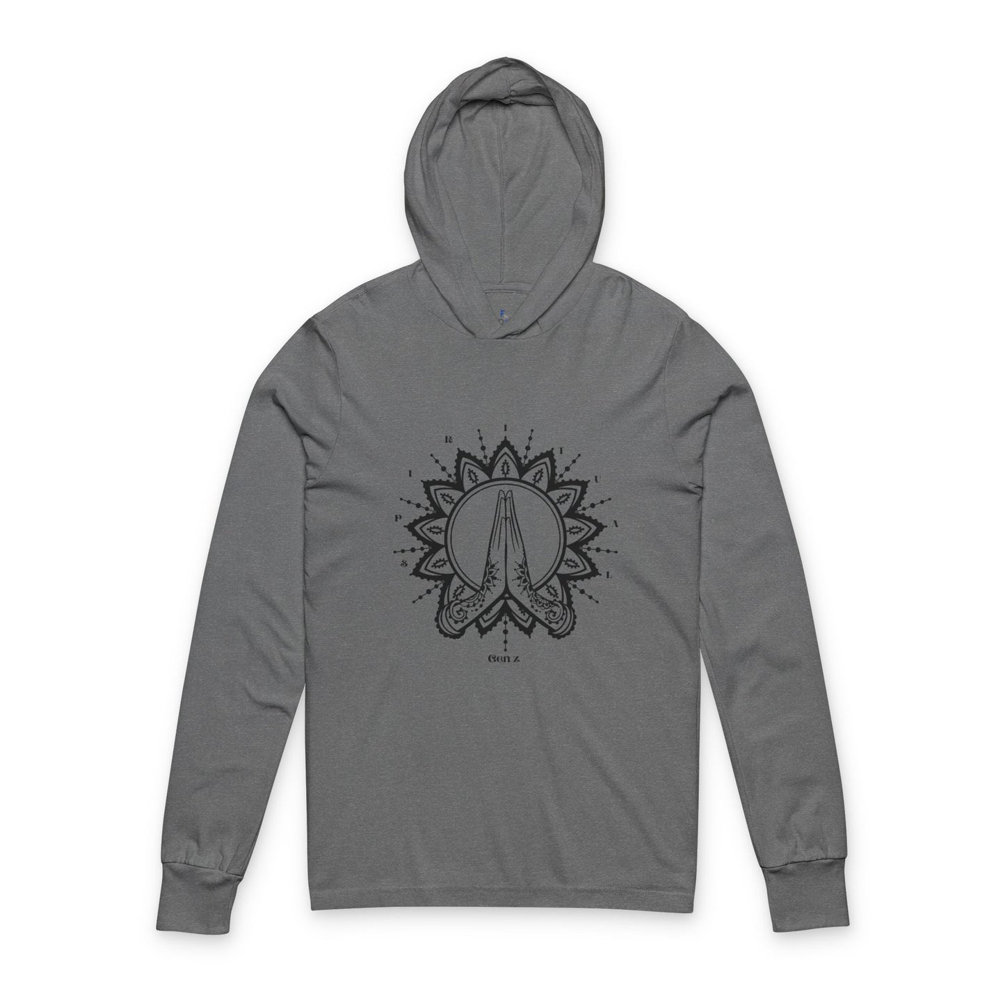 Spiritual Vibes Unisex Hoodie - Praying Hands Design | Comfortable Everyday Wear, Gifts for Yoga Lovers, Meditation Apparel, Casual Style