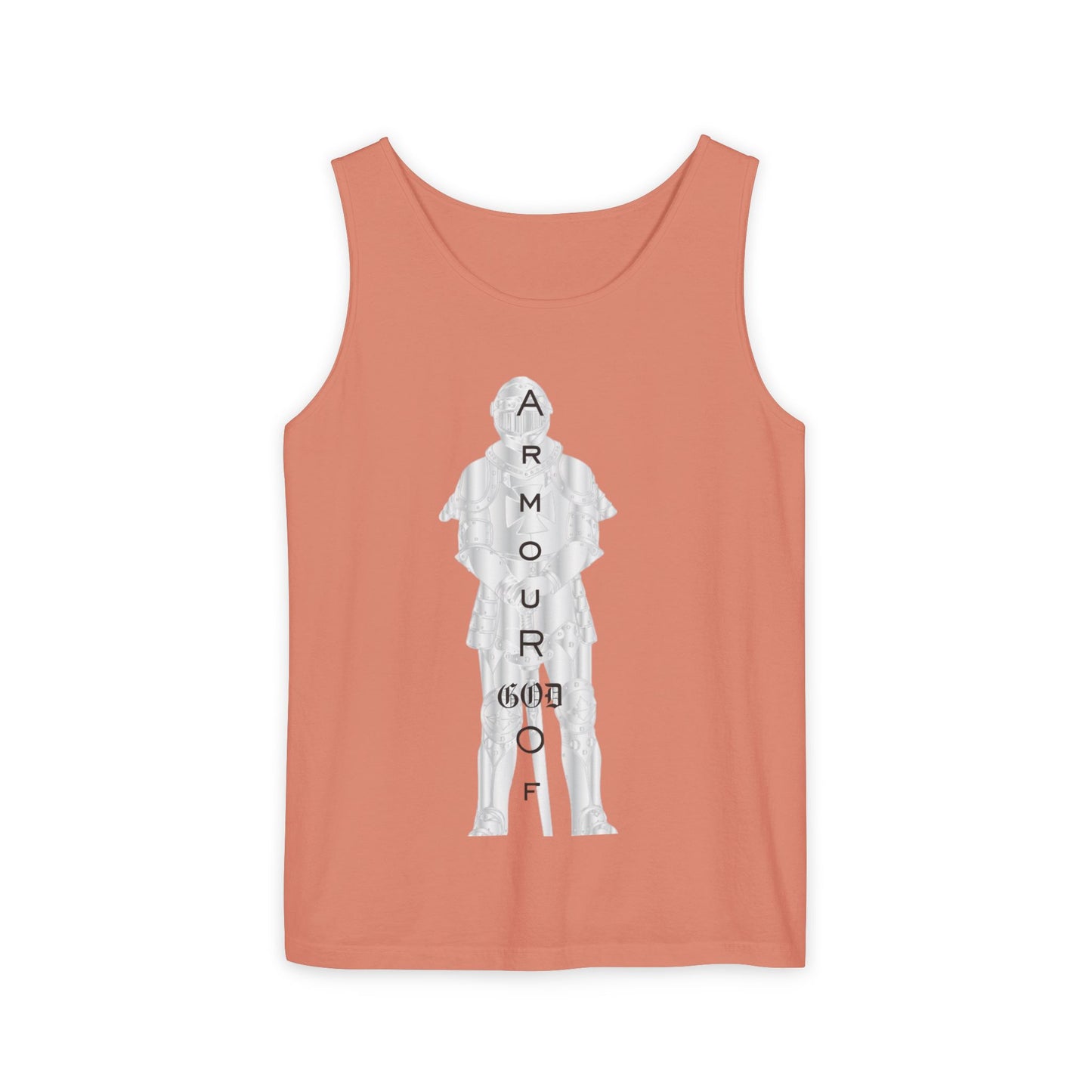 Mens Armour Of God Tank Top, Summer Shirt, Casual Wear, Gifts for Him, Faith based Fitness Apparel, Christian inspired Clothing