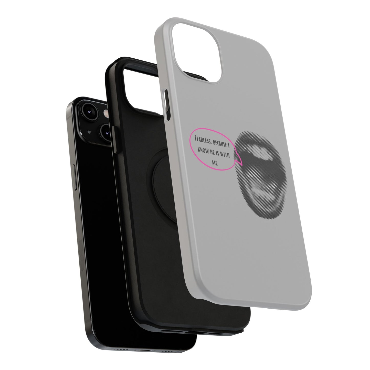 Fearless Impact-Resistant Phone Case; Durable Phone Protector, inspirational Gift, phone Accessory, Trendy Tech Item, Everyday Use
