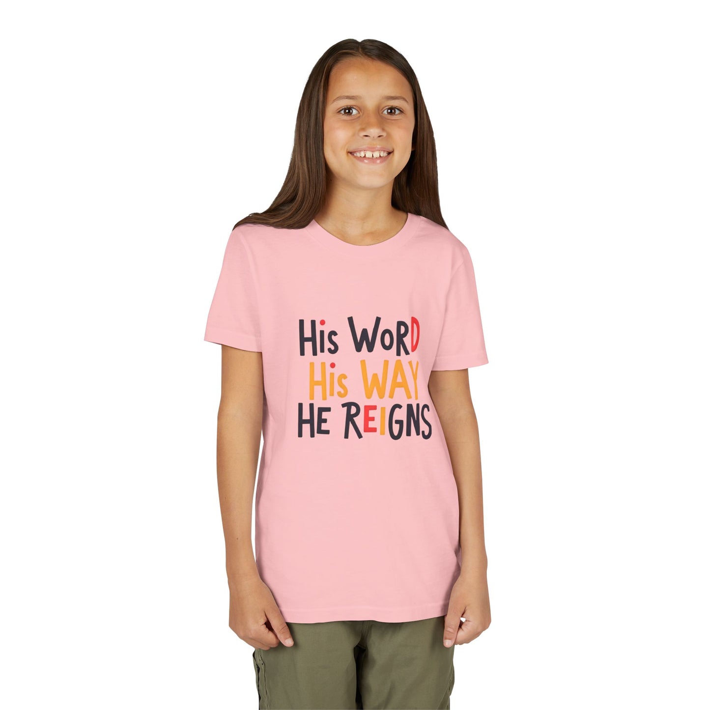 Faith-Inspired Youth Tee, Christian T-Shirt, Religious Kids Shirt, Inspirational Gift, Summer Outfit