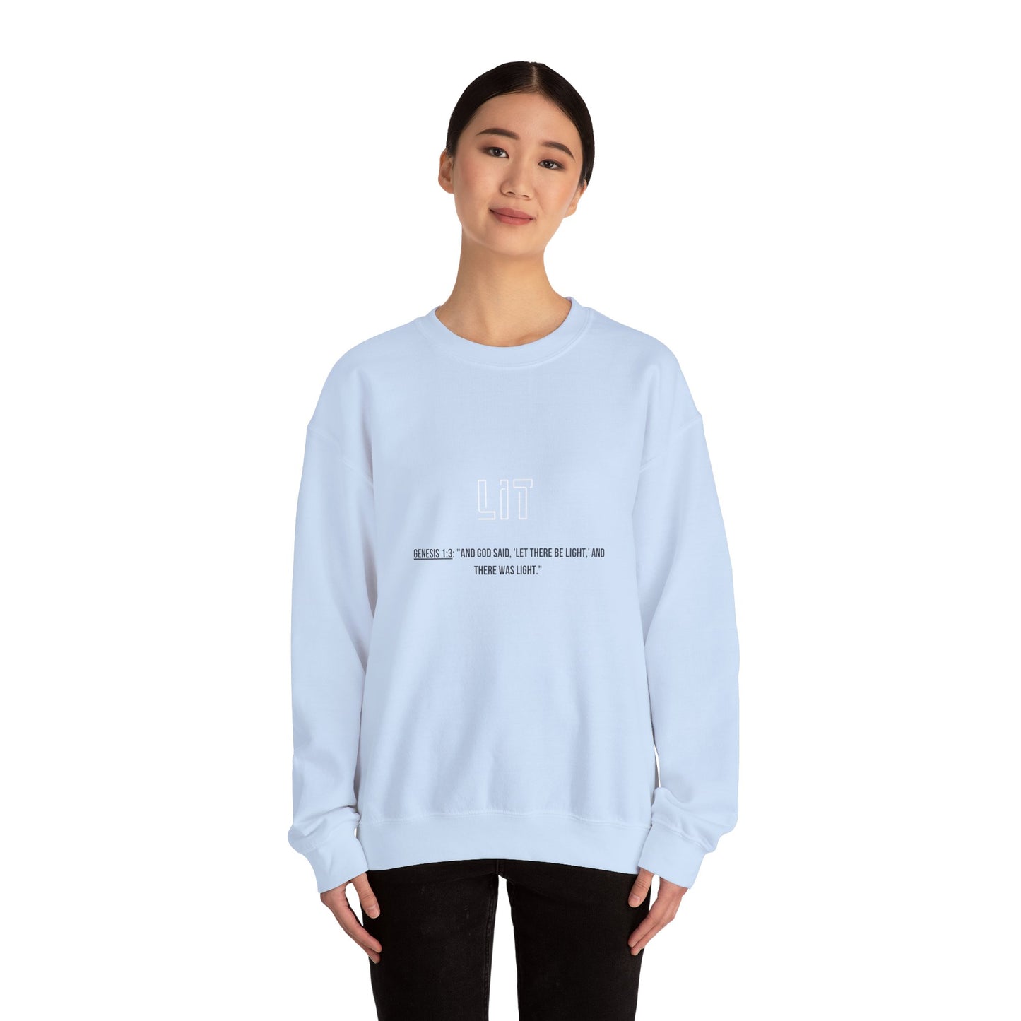 Bible verse Crewneck Sweatshirt - Cozy Motivational Gift for believers , faith inspired Unisex Sweatshirt gift for All Occasions