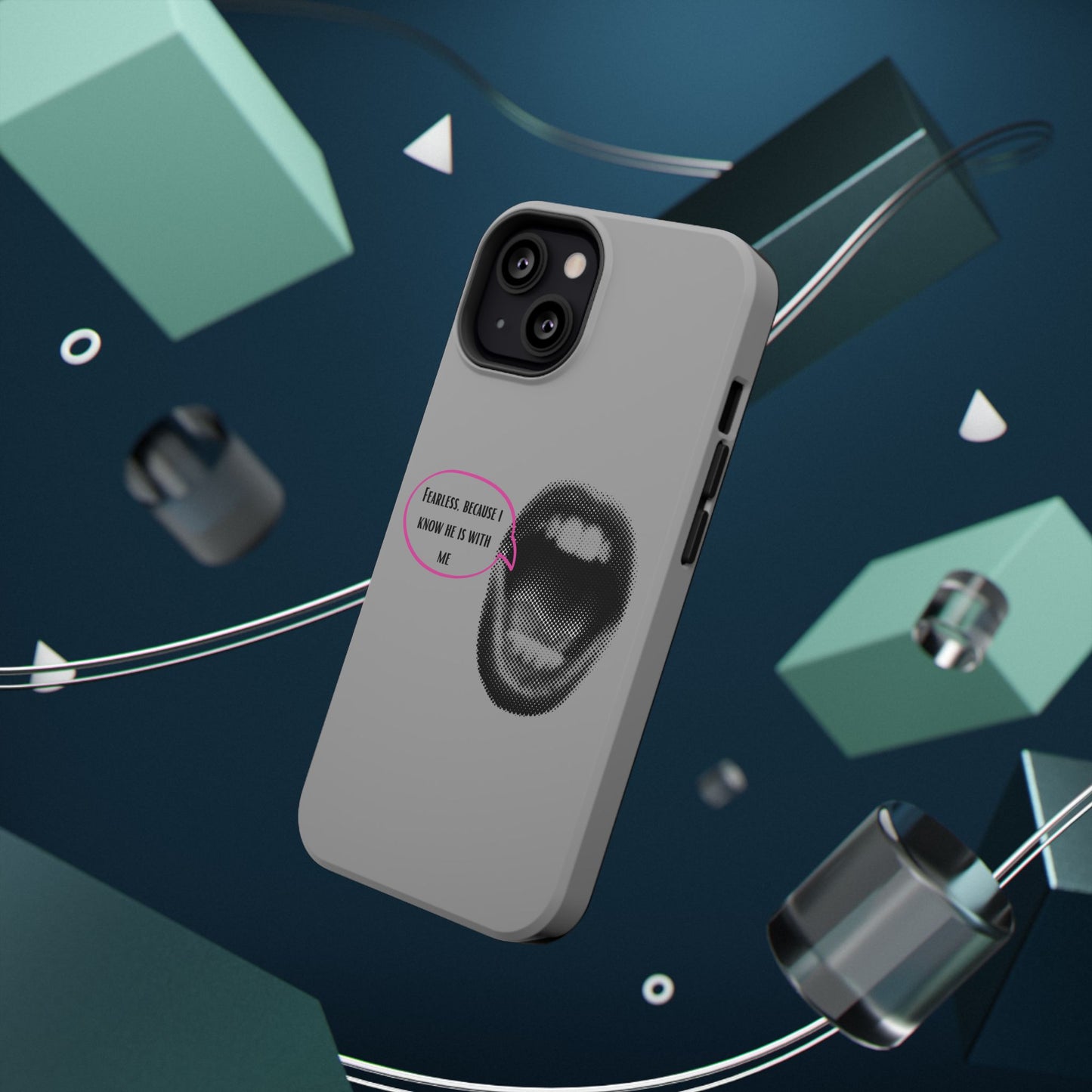 Fearless Impact-Resistant Phone Case; Durable Phone Protector, inspirational Gift, phone Accessory, Trendy Tech Item, Everyday Use