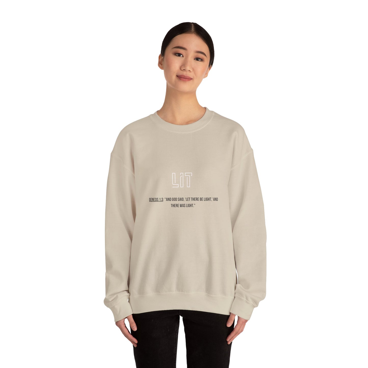 Bible verse Crewneck Sweatshirt - Cozy Motivational Gift for believers , faith inspired Unisex Sweatshirt gift for All Occasions