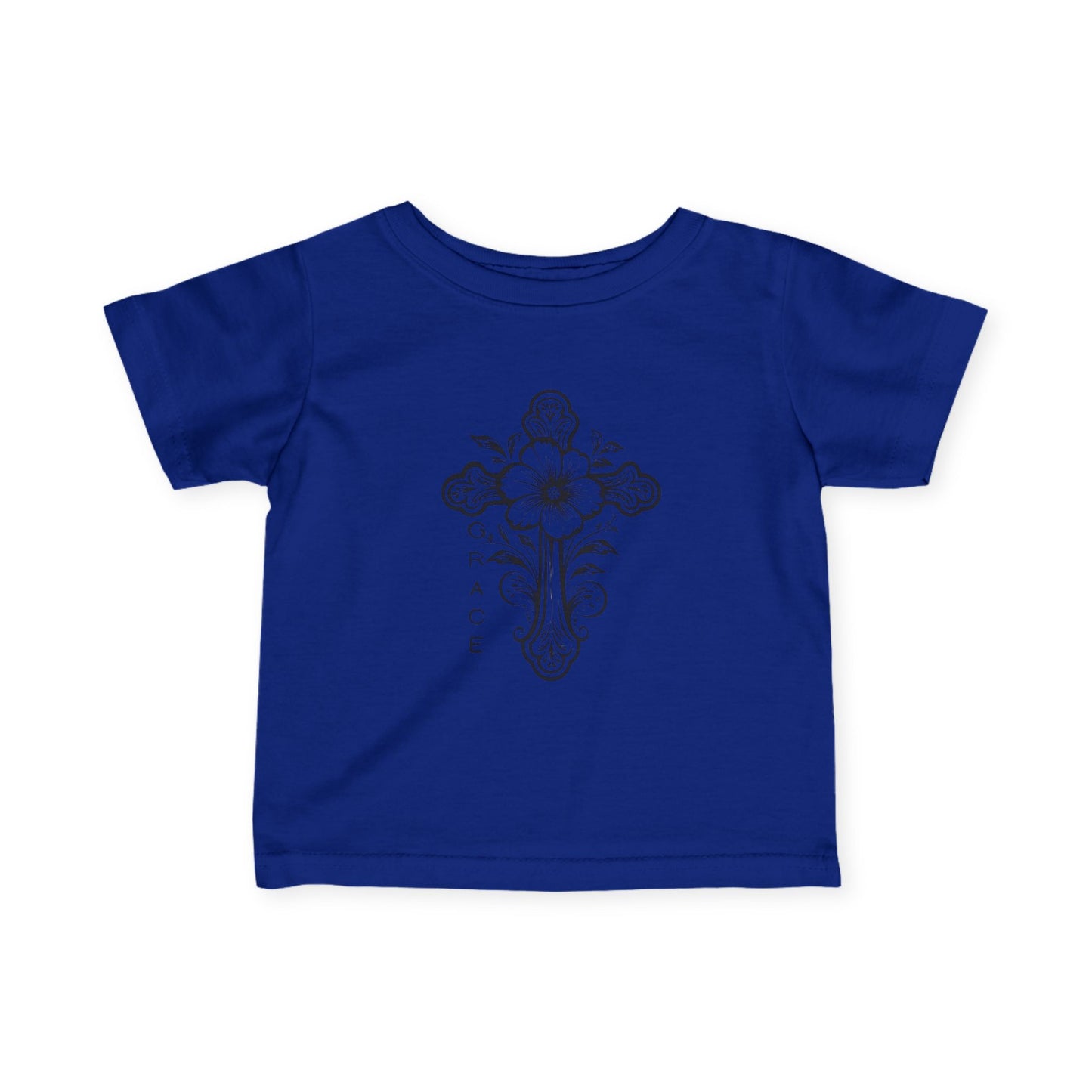 Baby faith inspired Graphic Tee with Floral Design, Infant T-Shirt, Cute Kids Clothing, Baby Shower Gift, Toddler Outfit, faith based Spring Fashion