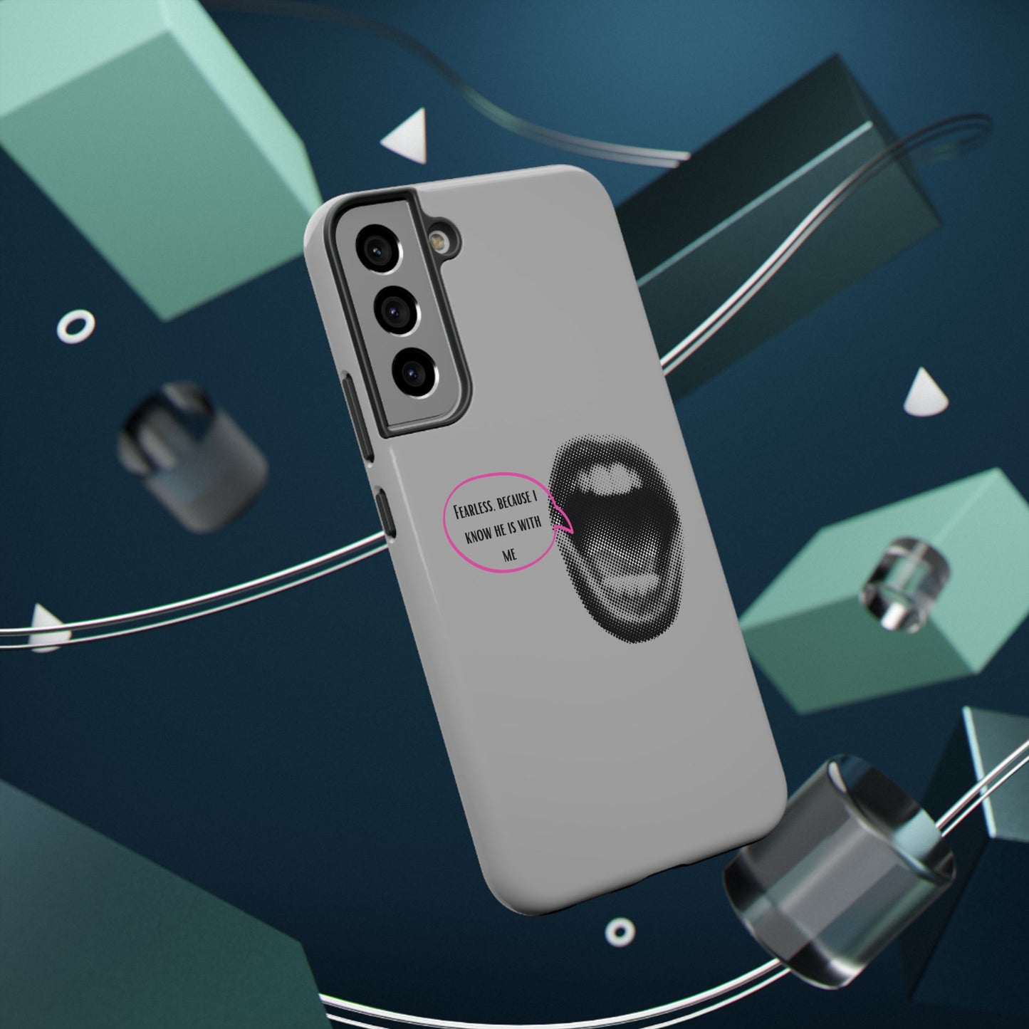 Fearless Impact-Resistant Phone Case; Durable Phone Protector, inspirational Gift, phone Accessory, Trendy Tech Item, Everyday Use