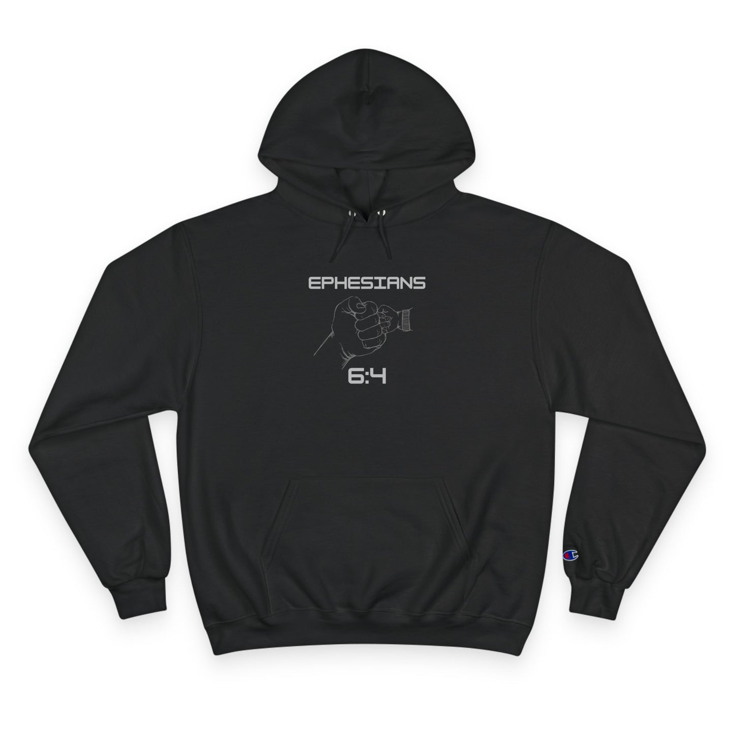 Ephesians 6:4 Champion Hoodie, Inspirational Hoodie, Faith-Based Apparel, Casual Wear, Gift for Dad