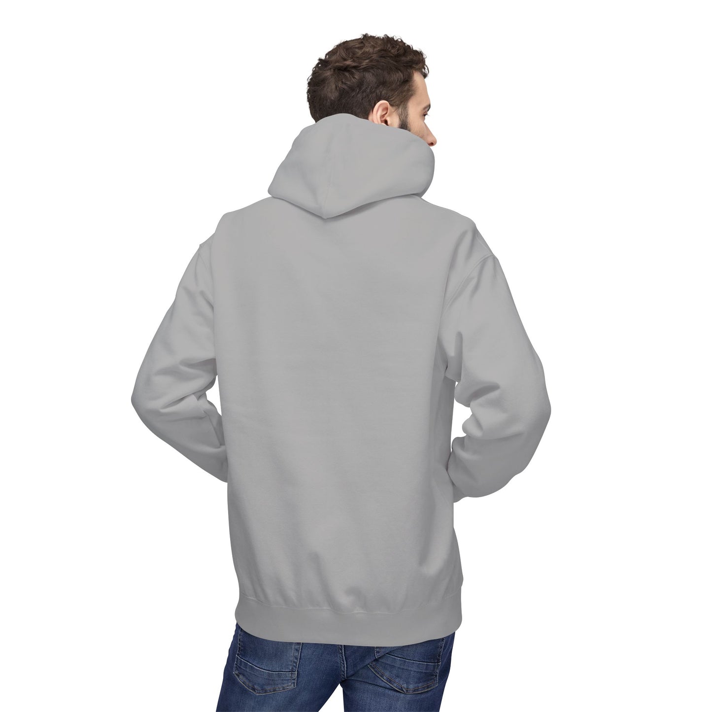 Unisex logo Fleece Hoodie - Cozy Gift for Friends, Motivational Apparel, Casual Wear, Birthday Present, Everyday Comfort