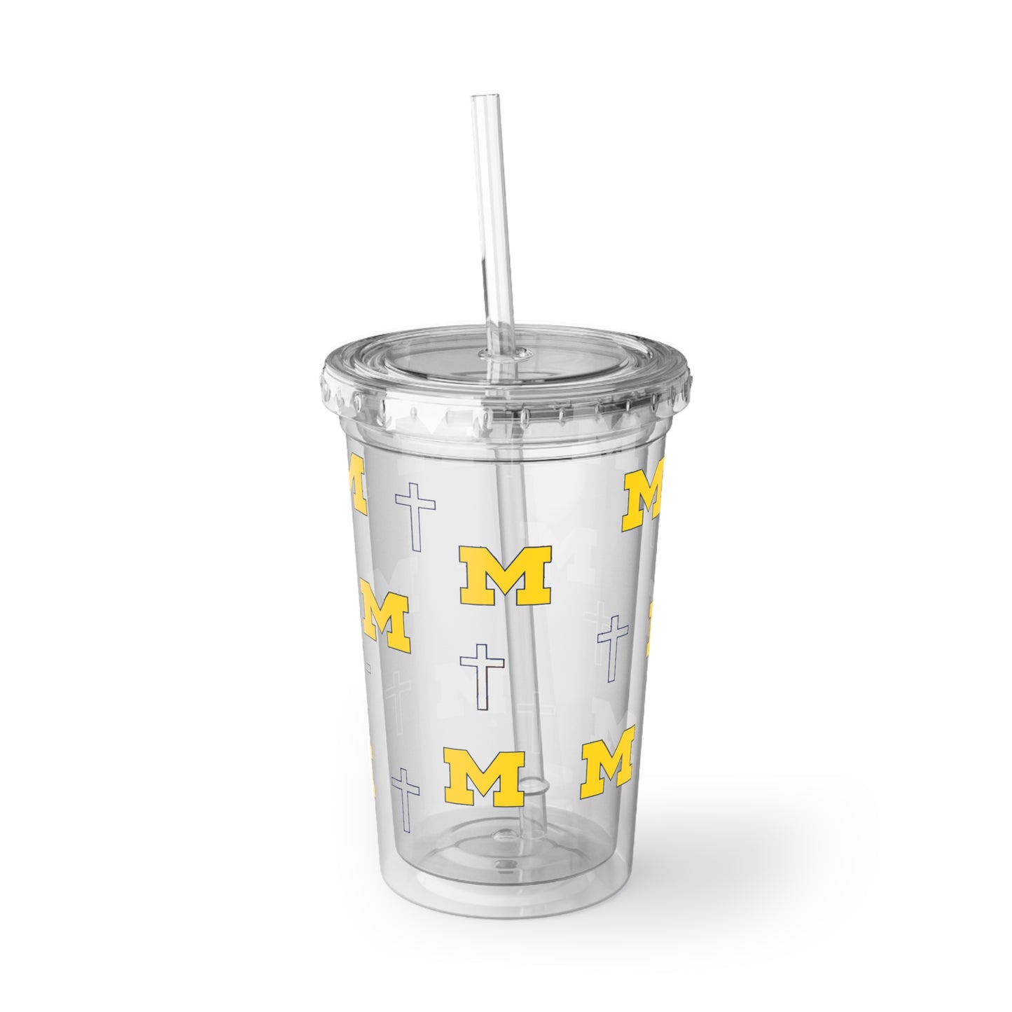Michigan State faith inspired Acrylic Cup, university themed Travel cup, Faith-Inspired Drinkware, Unique Gift for university student