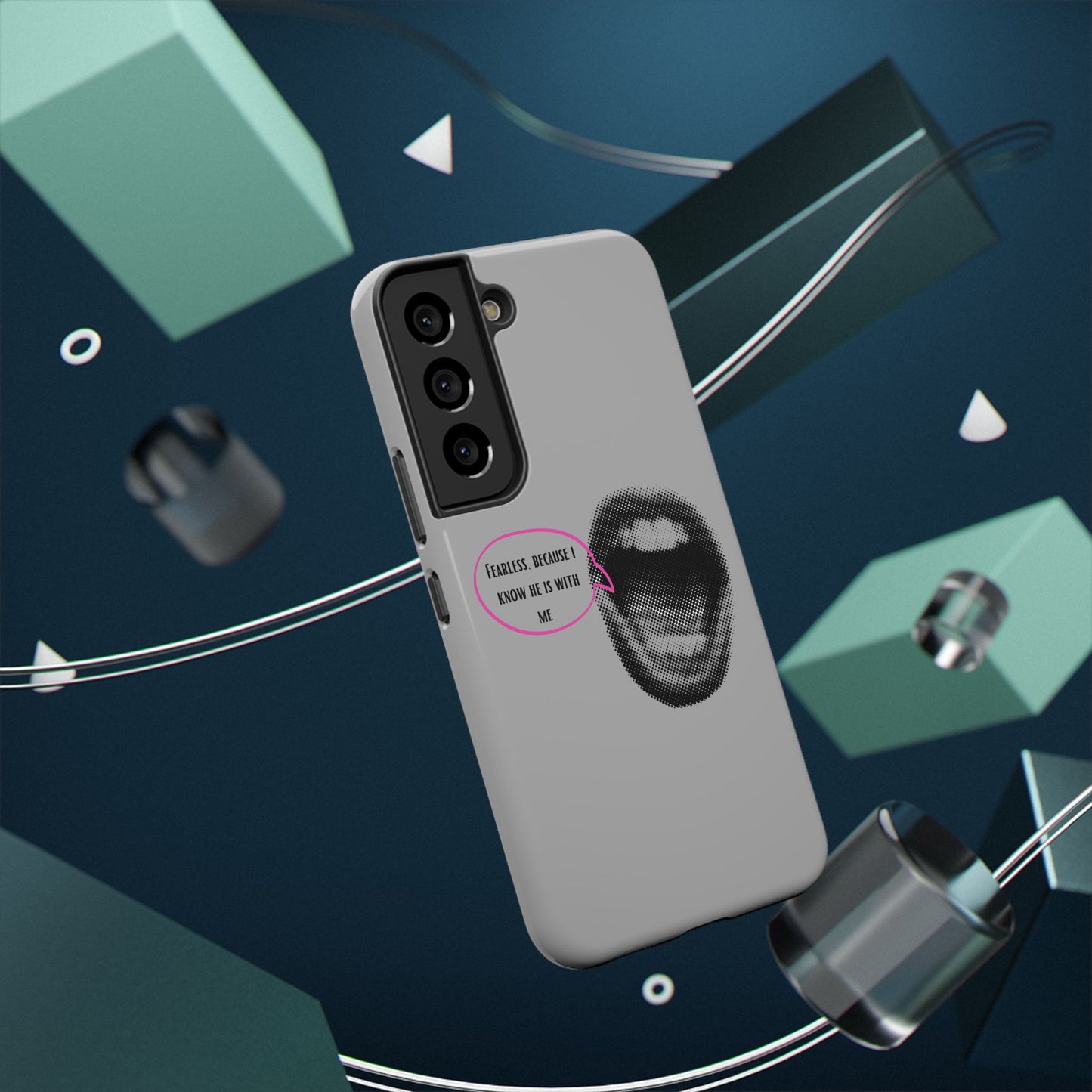 Fearless Impact-Resistant Phone Case; Durable Phone Protector, inspirational Gift, phone Accessory, Trendy Tech Item, Everyday Use