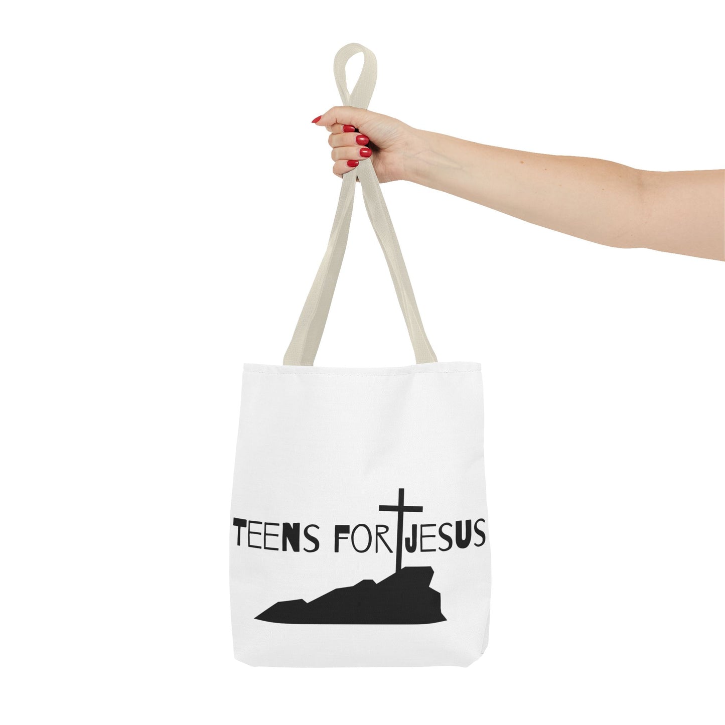 Faith-Inspired Tote Bag for Teens who love Jesus gift idea for christian teens
