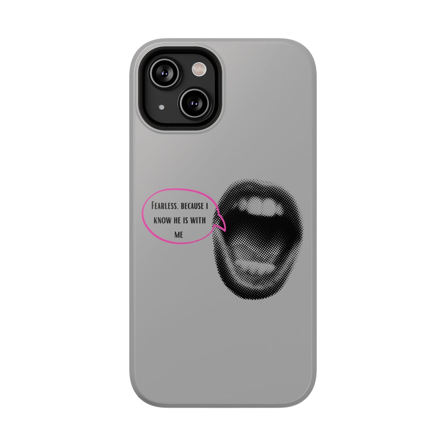 Fearless Impact-Resistant Phone Case; Durable Phone Protector, inspirational Gift, phone Accessory, Trendy Tech Item, Everyday Use