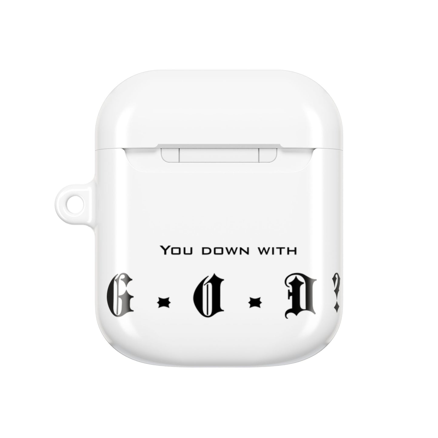 Bible inspired AirPod Case - You Down With God? Design, Accessory for Music Lovers, Gift for Friends & Family, Festival & Everyday Use