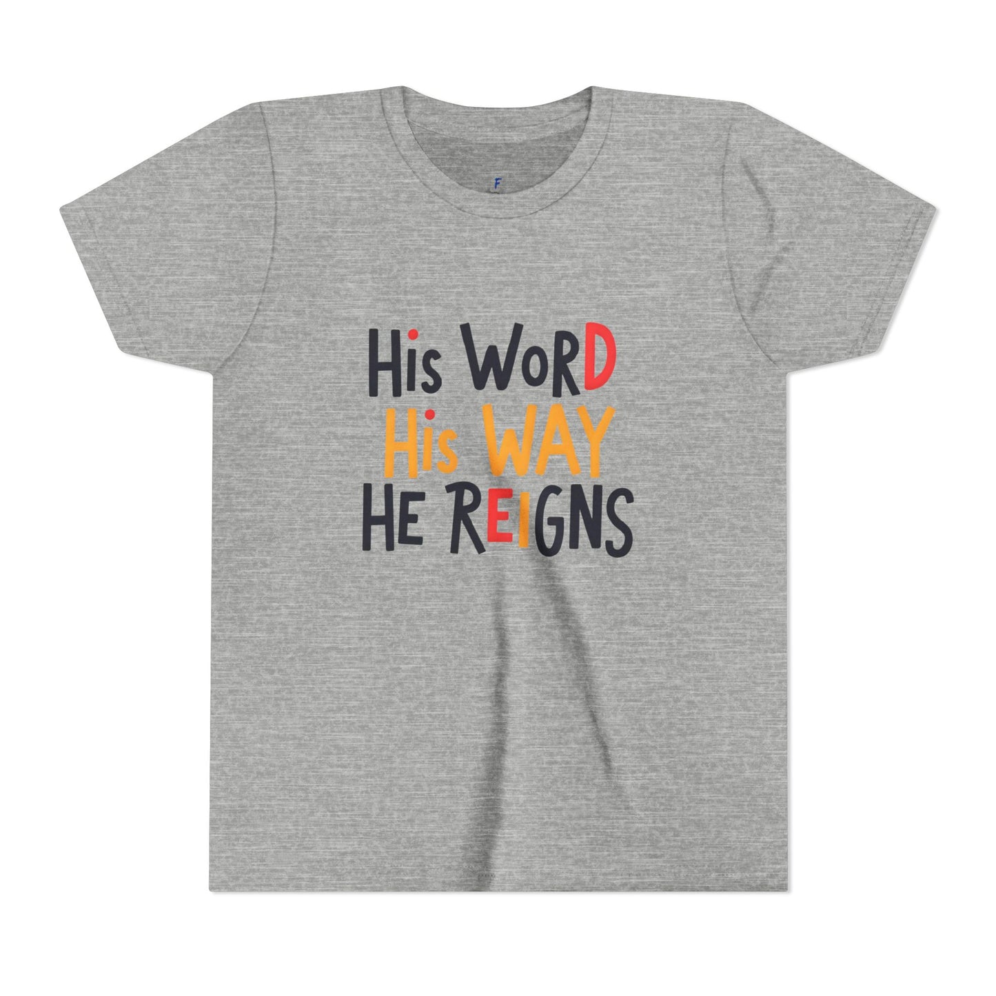 Faith-Inspired Youth Tee, Christian T-Shirt, Religious Kids Shirt, Inspirational Gift, Summer Outfit