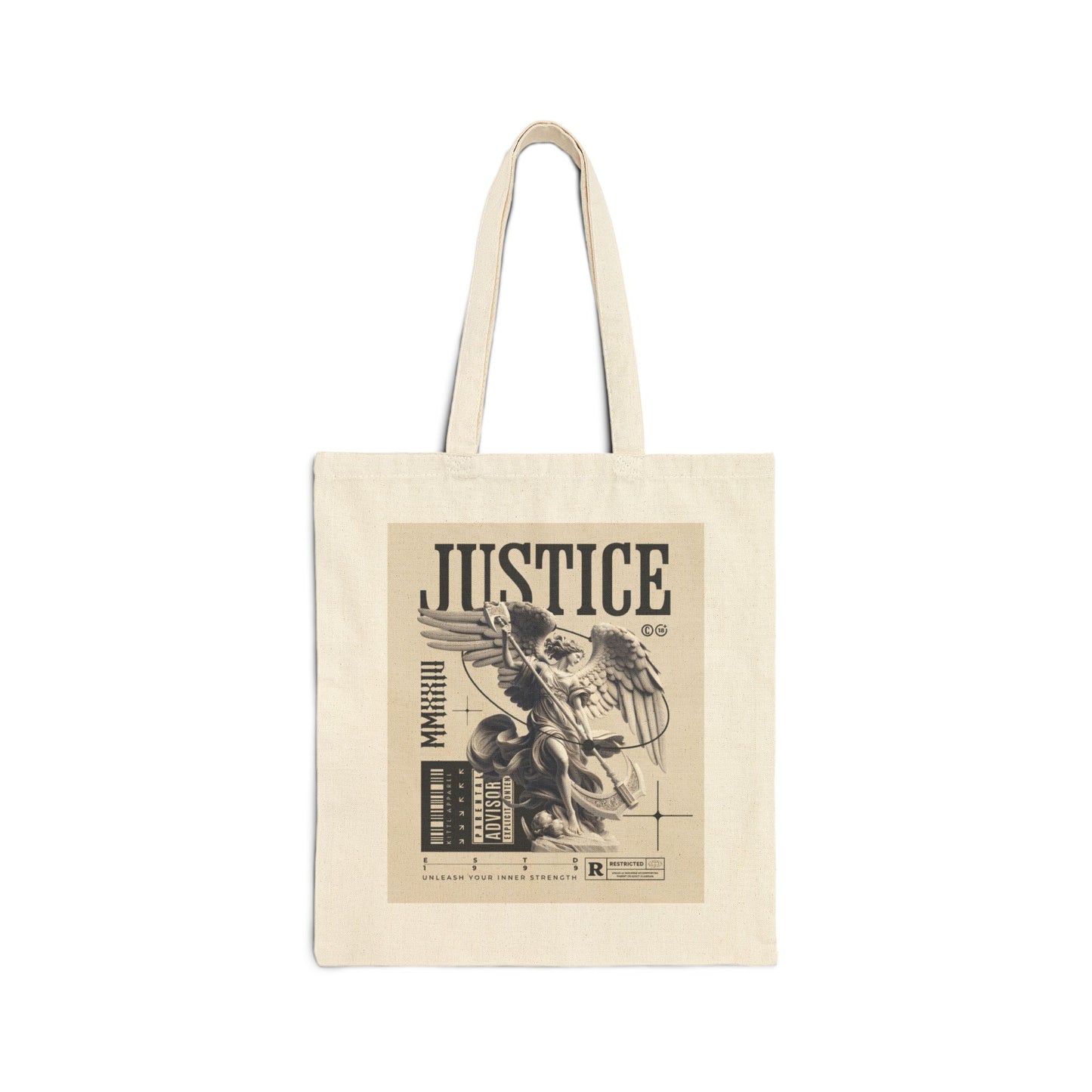 Every day Cotton Canvas Tote Bag, Eco-Friendly Tote, Perfect for daily use, spiritually inspired Everyday tote bag, eco friendly accessories