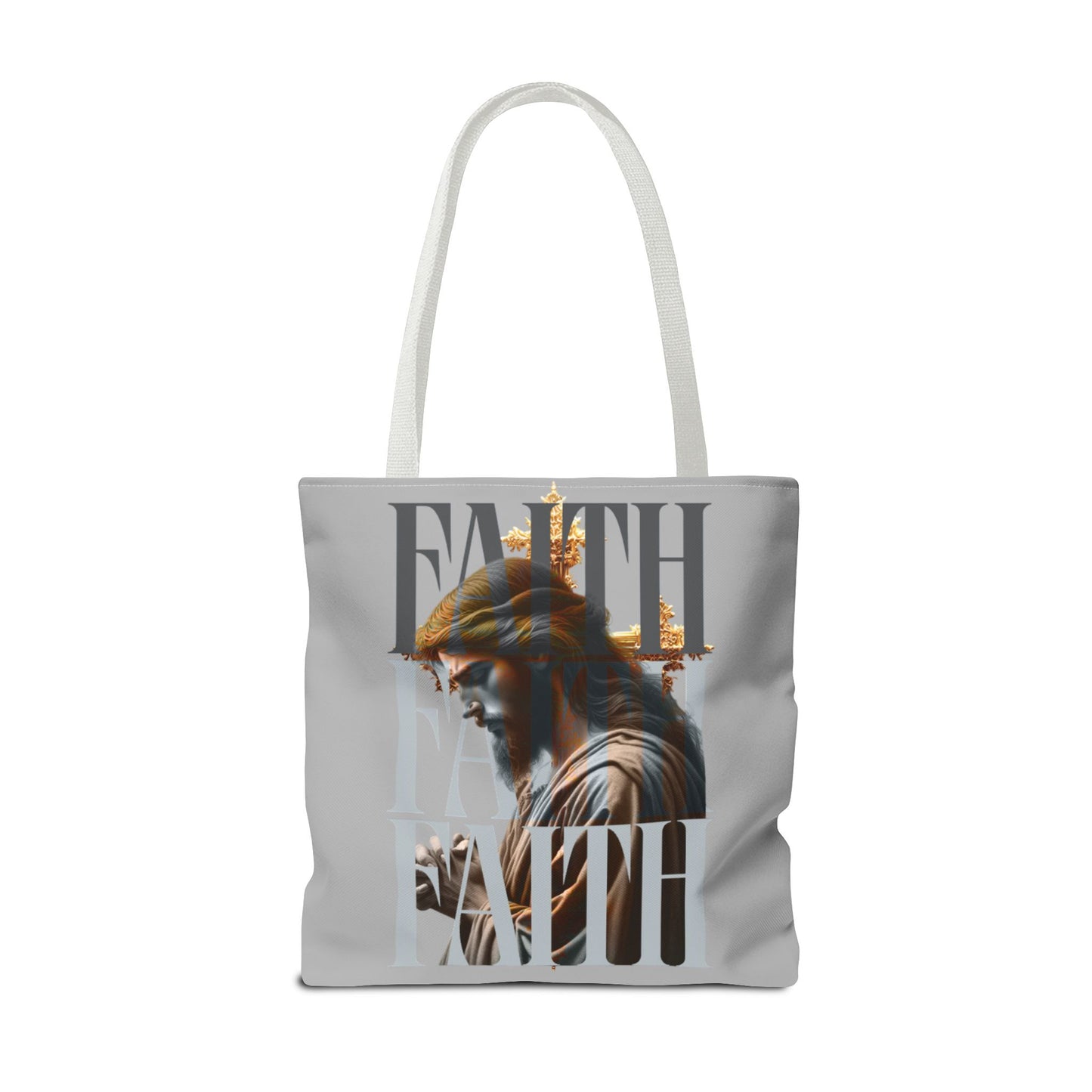 Faith themed Tote Bag for Daily wear, Reusable Shopping Bag, Christian Gift for any occassion, Affirmation Accessory, Stylish Faith Bag