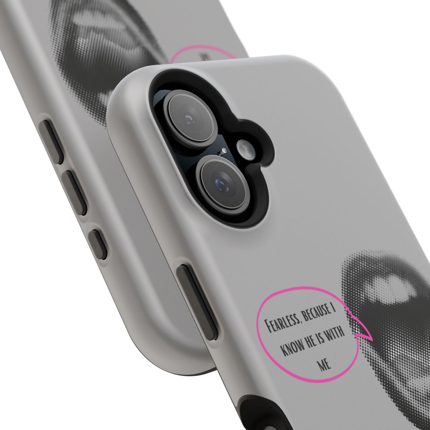 Fearless Impact-Resistant Phone Case; Durable Phone Protector, inspirational Gift, phone Accessory, Trendy Tech Item, Everyday Use
