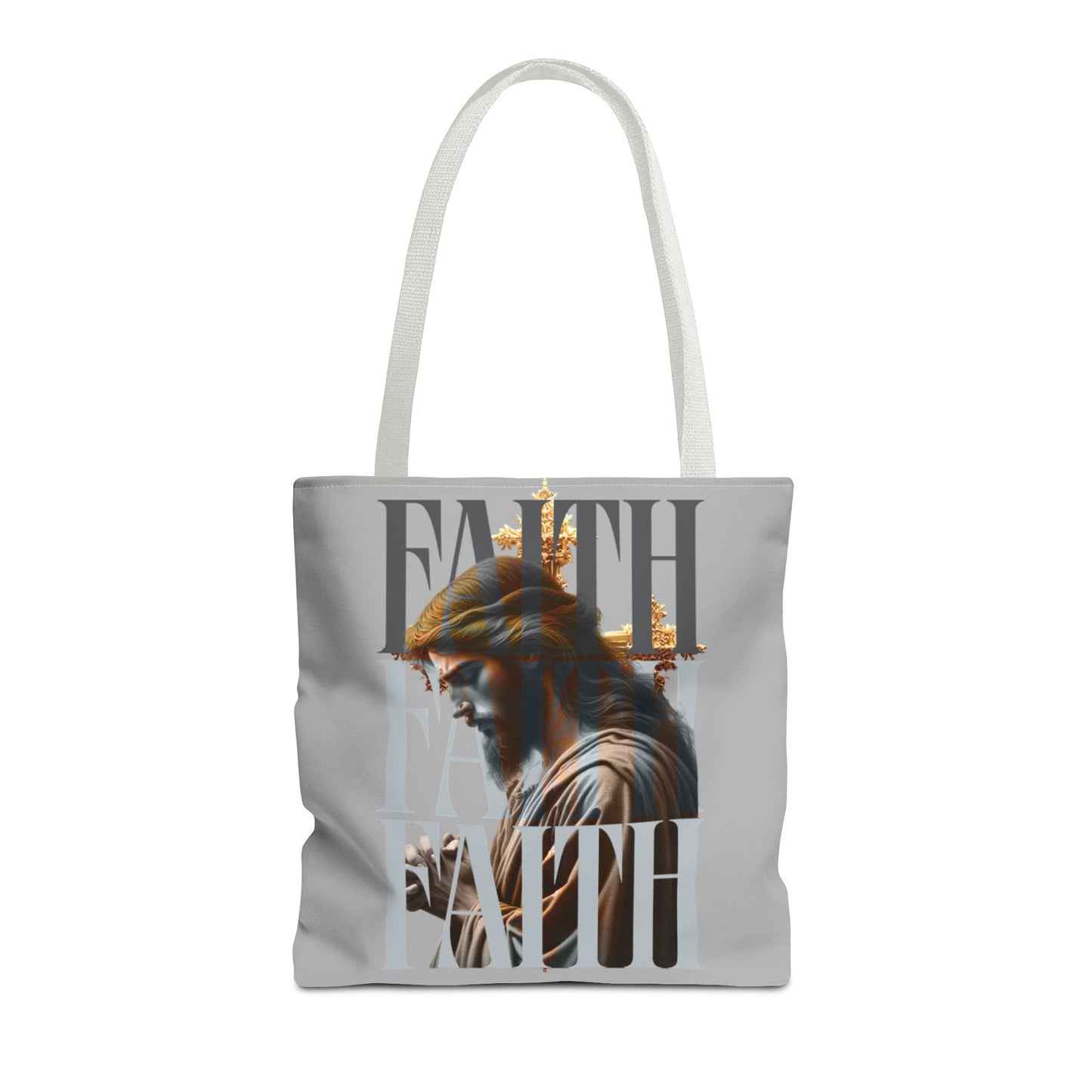 Faith themed Tote Bag for Daily wear, Reusable Shopping Bag, Christian Gift for any occassion, Affirmation Accessory, Stylish Faith Bag