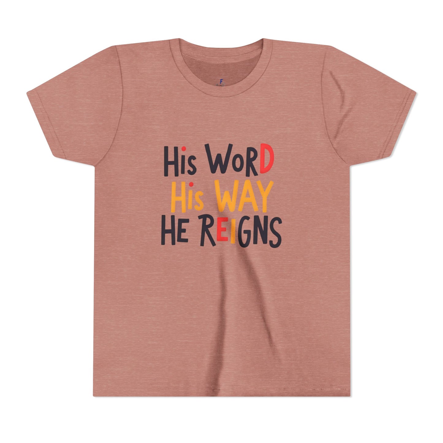 Faith-Inspired Youth Tee, Christian T-Shirt, Religious Kids Shirt, Inspirational Gift, Summer Outfit