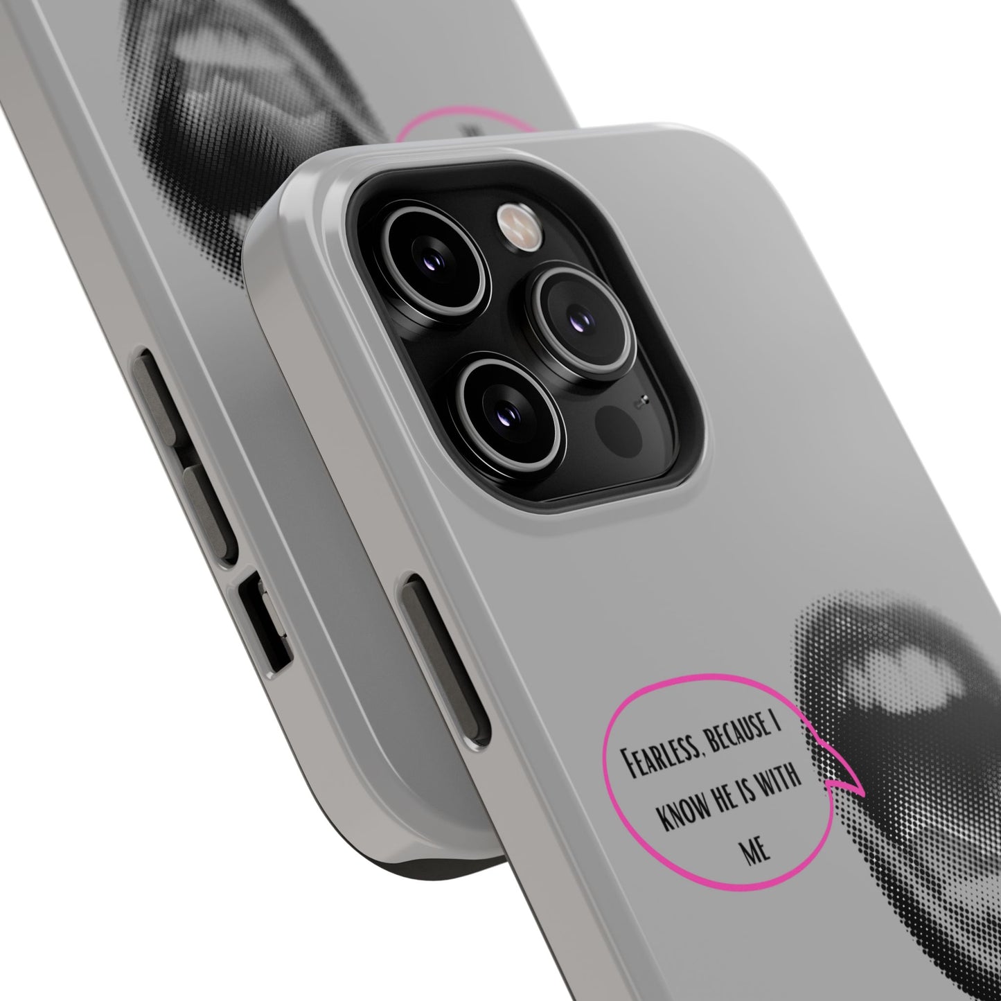 Fearless Impact-Resistant Phone Case; Durable Phone Protector, inspirational Gift, phone Accessory, Trendy Tech Item, Everyday Use
