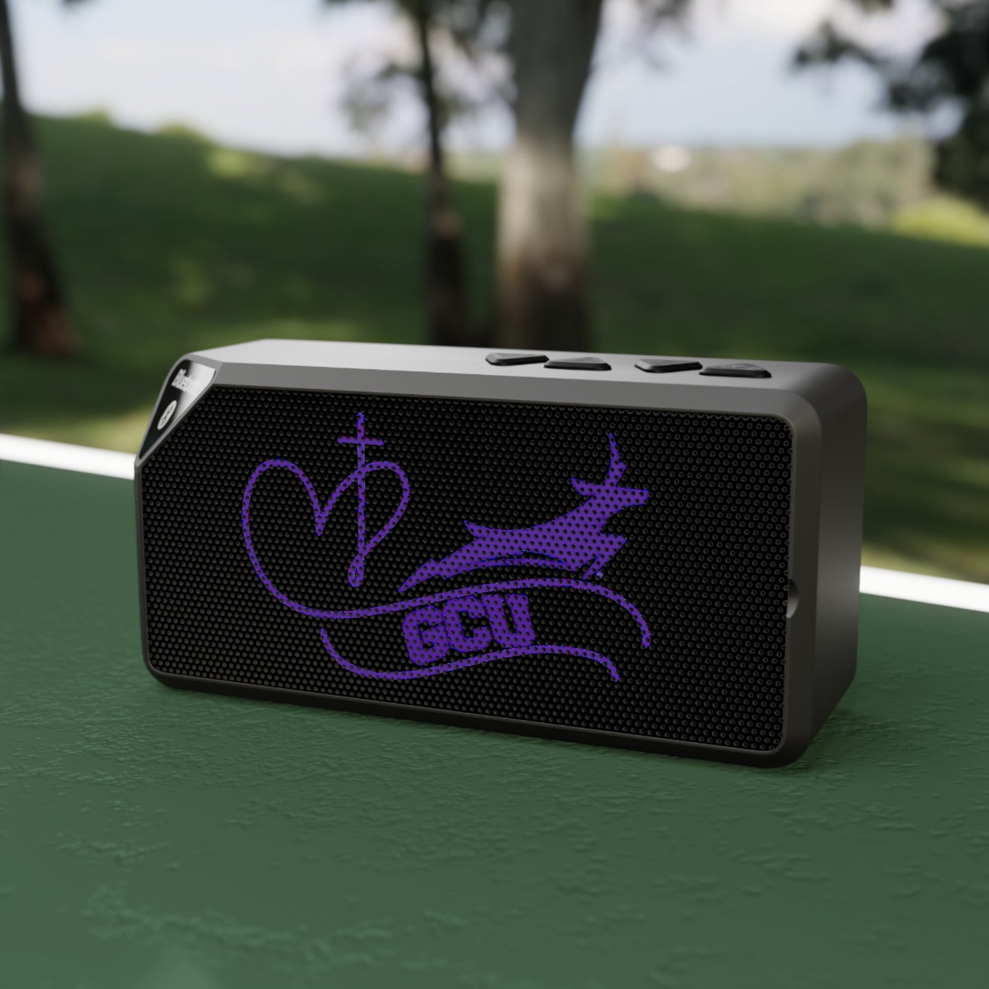 GCU themed faith inspired Compact Bluetooth Speaker, university themed Portable Bluetooth speaker, Great for Parties, Gifts, dorm Decor, Music Lovers, grand canyon University accessories