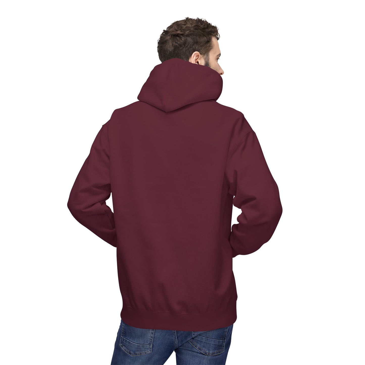 Unisex logo Fleece Hoodie - Cozy Gift for Friends, Motivational Apparel, Casual Wear, Birthday Present, Everyday Comfort
