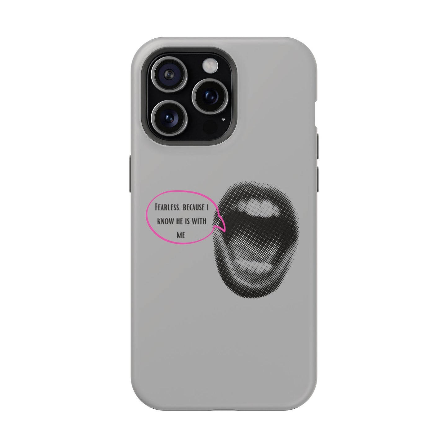 Fearless Impact-Resistant Phone Case; Durable Phone Protector, inspirational Gift, phone Accessory, Trendy Tech Item, Everyday Use