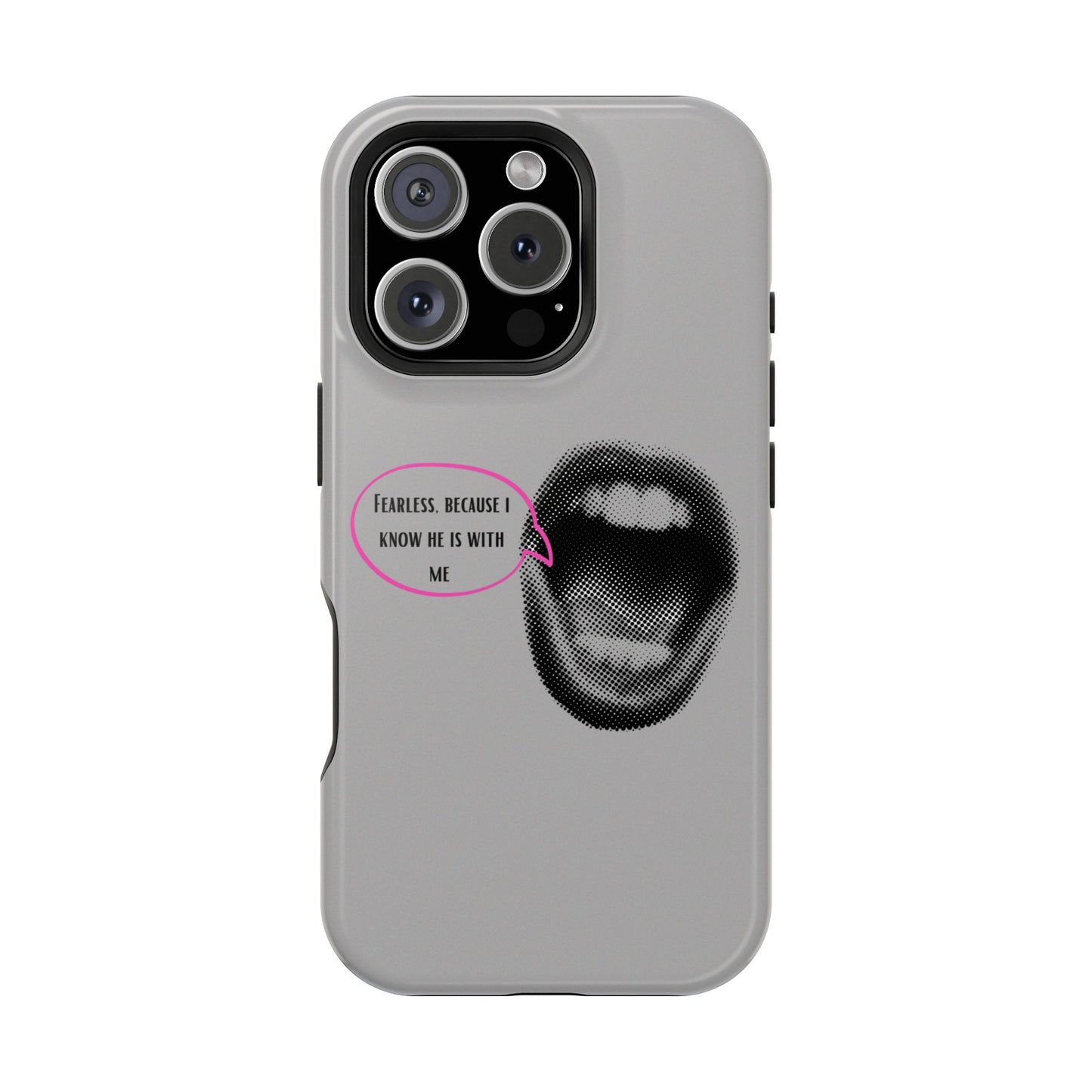 Fearless Impact-Resistant Phone Case; Durable Phone Protector, inspirational Gift, phone Accessory, Trendy Tech Item, Everyday Use