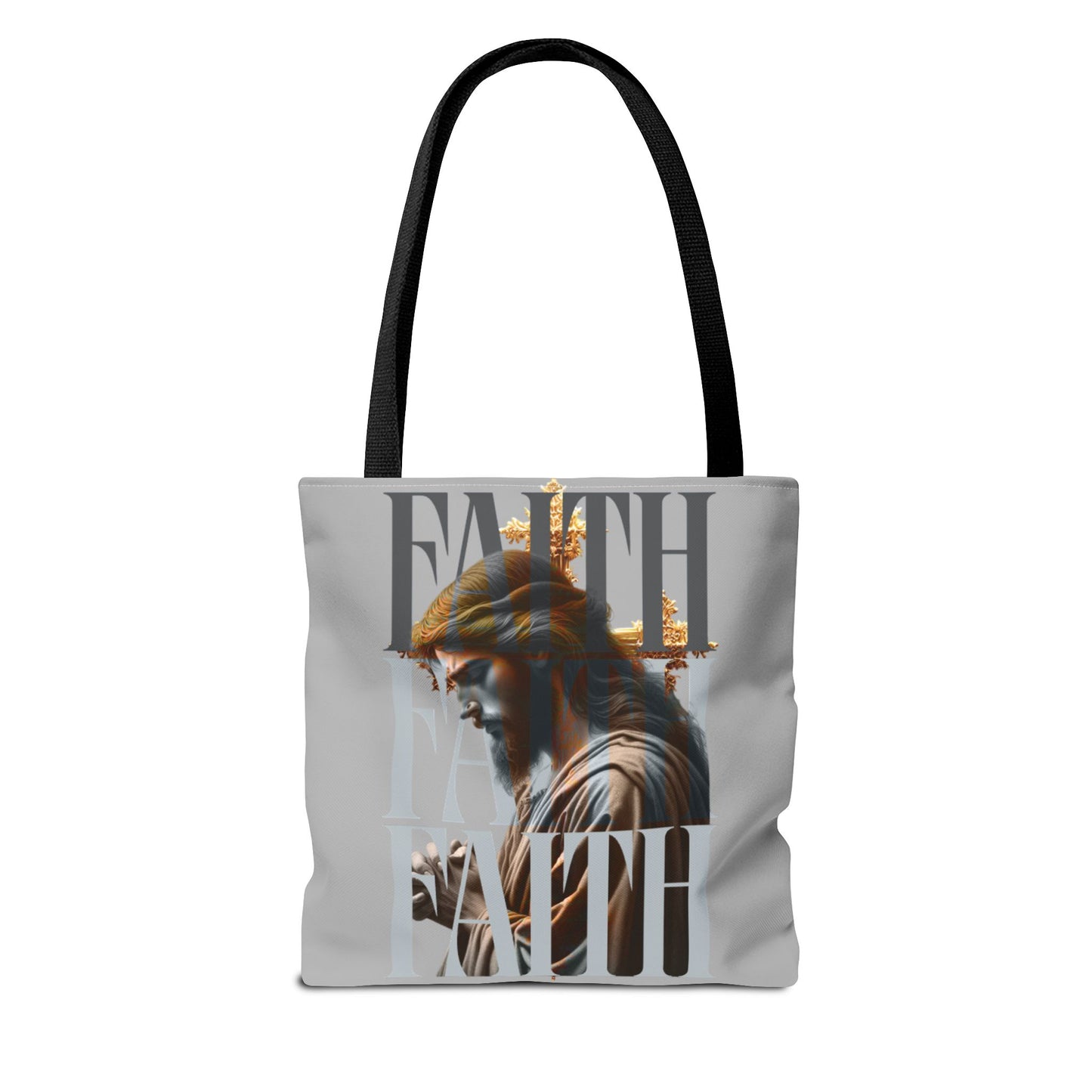 Faith themed Tote Bag for Daily wear, Reusable Shopping Bag, Christian Gift for any occassion, Affirmation Accessory, Stylish Faith Bag