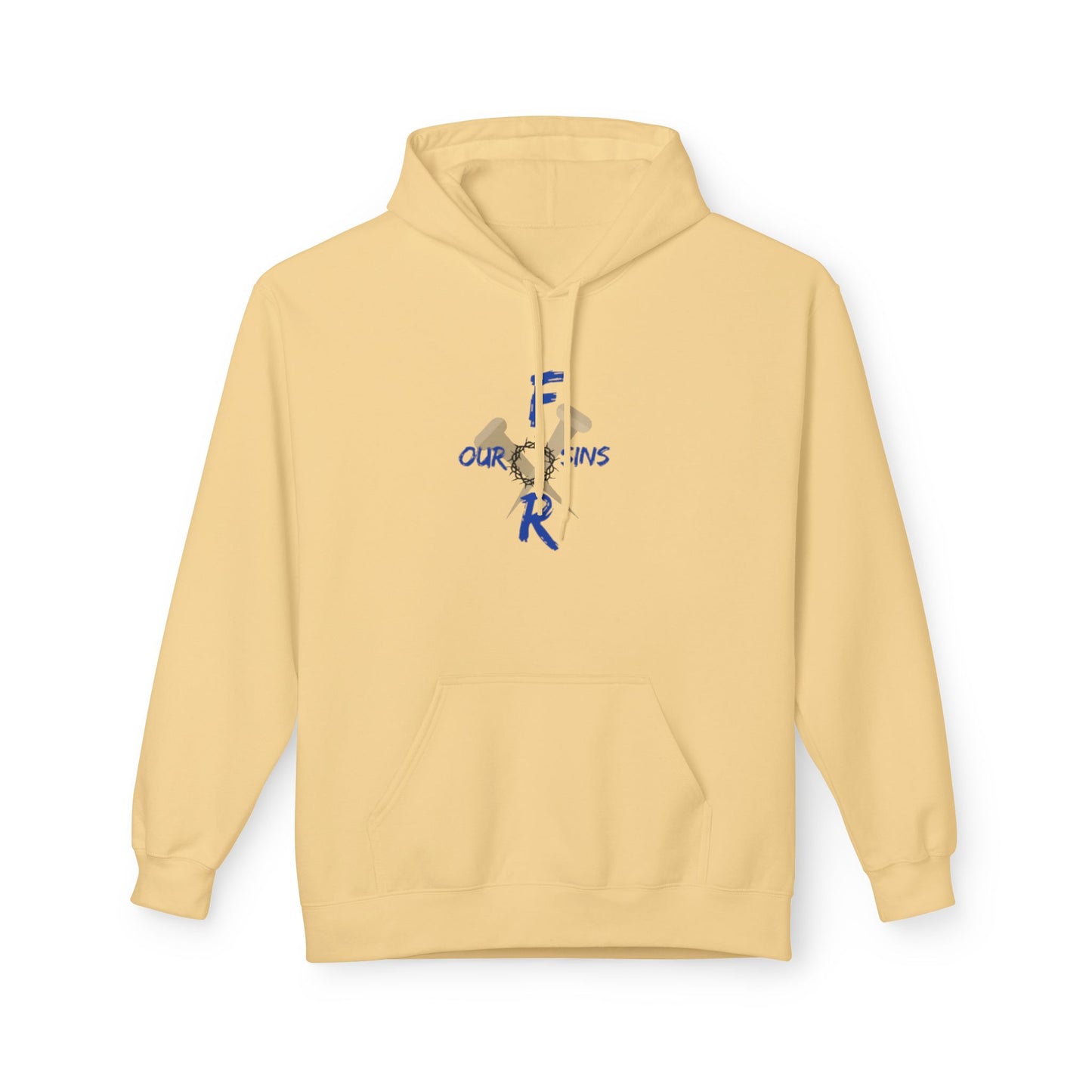 Unisex logo Fleece Hoodie - Cozy Gift for Friends, Motivational Apparel, Casual Wear, Birthday Present, Everyday Comfort