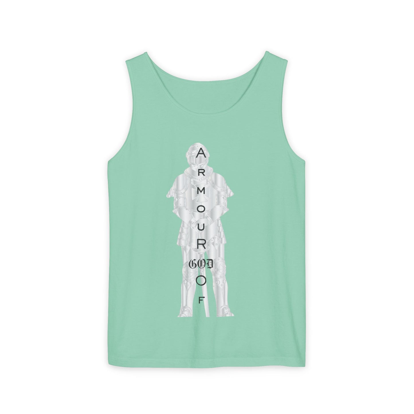 Mens Armour Of God Tank Top, Summer Shirt, Casual Wear, Gifts for Him, Faith based Fitness Apparel, Christian inspired Clothing
