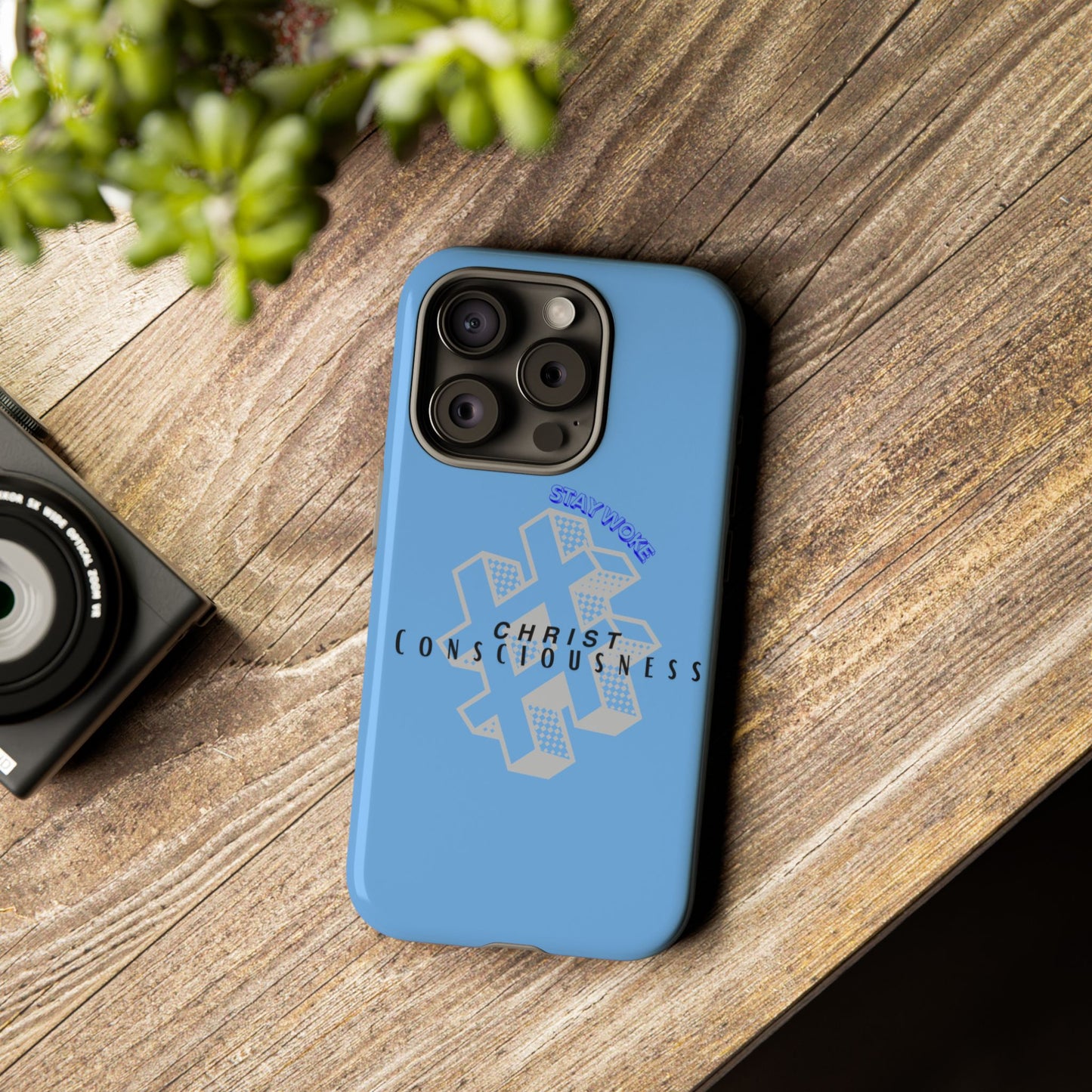 Hashtag Phone Case, Spiritual Gift, Faith-Based Accessory, Unique Tech Cover, Blue Phone Protector, trending tough cases, trending iPhone cases