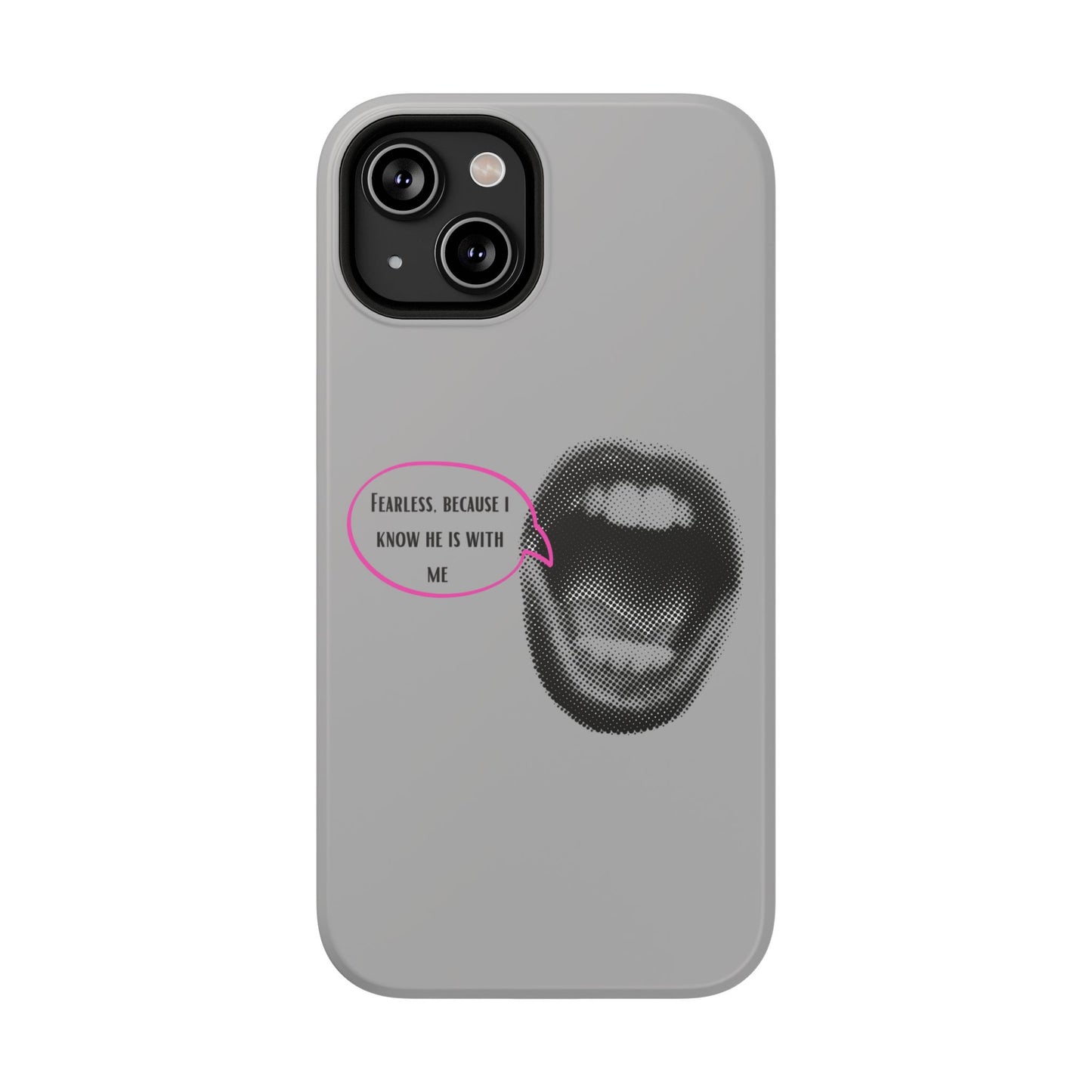 Fearless Impact-Resistant Phone Case; Durable Phone Protector, inspirational Gift, phone Accessory, Trendy Tech Item, Everyday Use