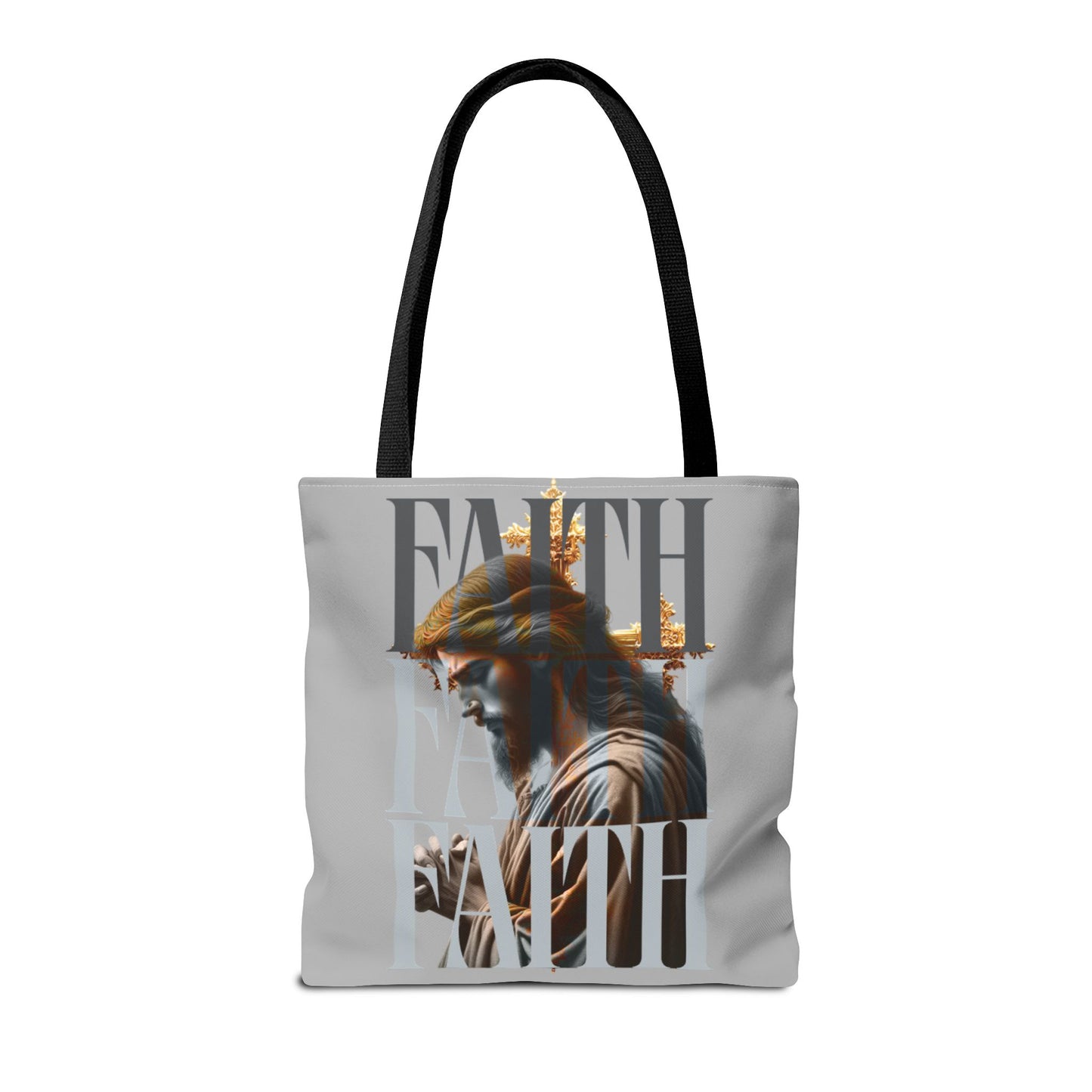Faith themed Tote Bag for Daily wear, Reusable Shopping Bag, Christian Gift for any occassion, Affirmation Accessory, Stylish Faith Bag