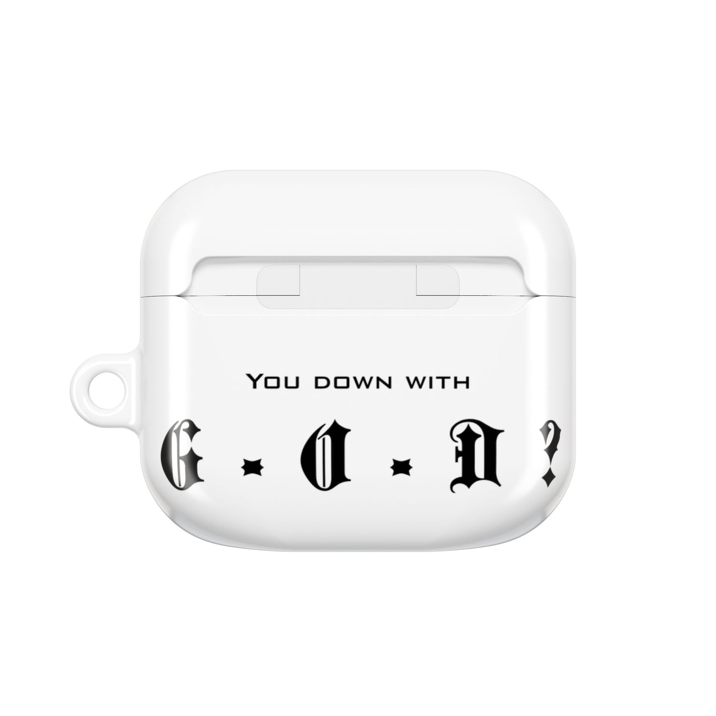 Bible inspired AirPod Case - You Down With God? Design, Accessory for Music Lovers, Gift for Friends & Family, Festival & Everyday Use