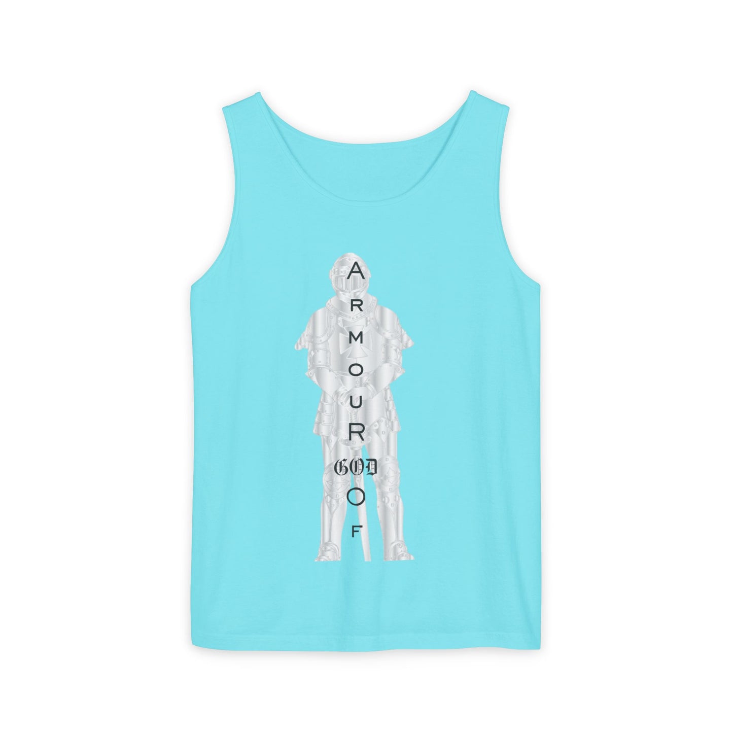 Mens Armour Of God Tank Top, Summer Shirt, Casual Wear, Gifts for Him, Faith based Fitness Apparel, Christian inspired Clothing