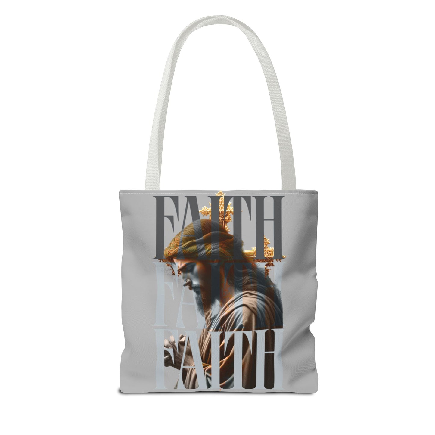 Faith themed Tote Bag for Daily wear, Reusable Shopping Bag, Christian Gift for any occassion, Affirmation Accessory, Stylish Faith Bag