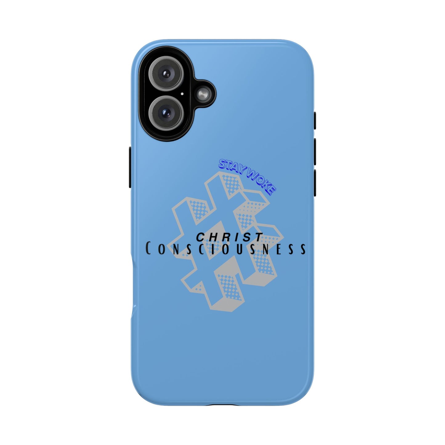 Hashtag Phone Case, Spiritual Gift, Faith-Based Accessory, Unique Tech Cover, Blue Phone Protector, trending tough cases, trending iPhone cases