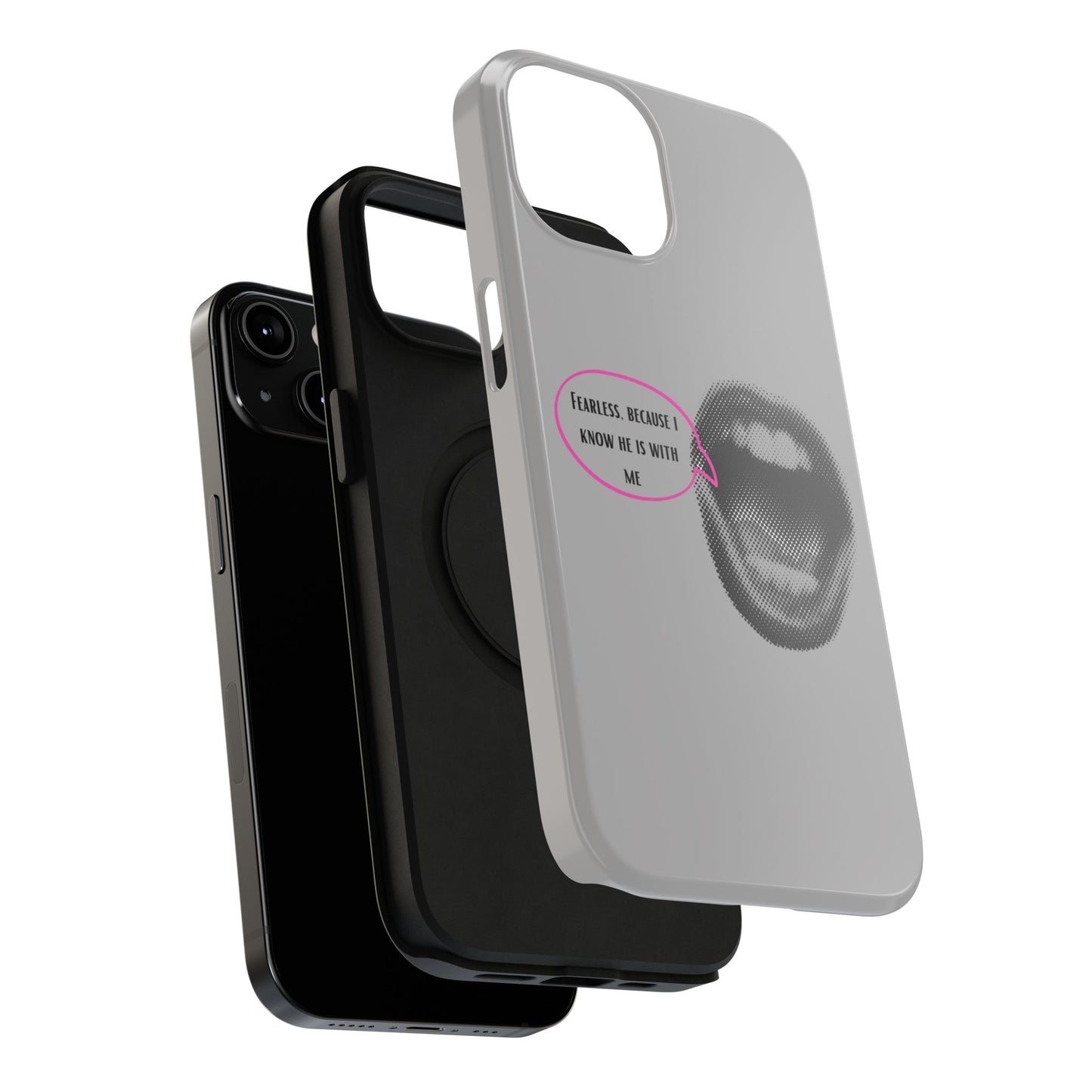 Fearless Impact-Resistant Phone Case; Durable Phone Protector, inspirational Gift, phone Accessory, Trendy Tech Item, Everyday Use