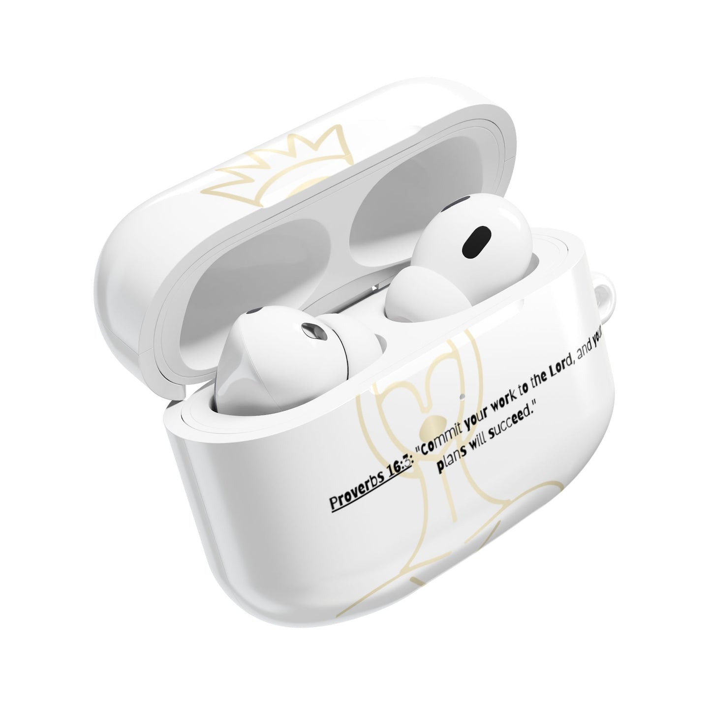 Scripture themed AirPod pro Cases for believers - spiritual Earphone Covers, Spiritual Gift, Motivational Accessory, Customizable AirPods Skin, Unique Tech Gift