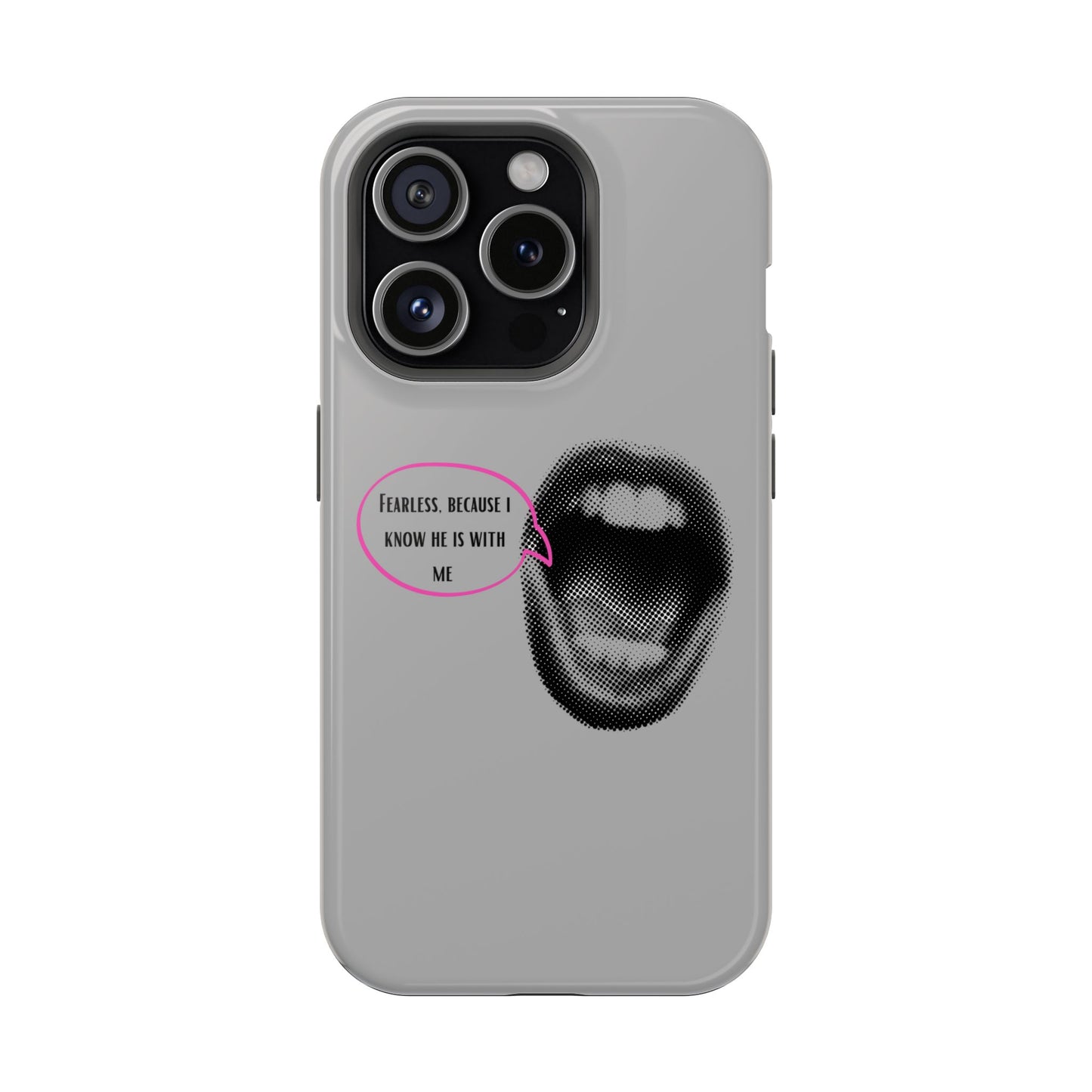 Fearless Impact-Resistant Phone Case; Durable Phone Protector, inspirational Gift, phone Accessory, Trendy Tech Item, Everyday Use