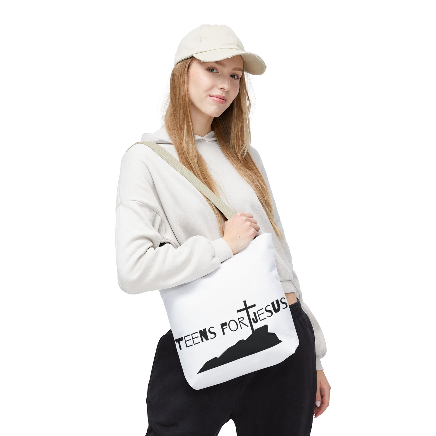 Faith-Inspired Tote Bag for Teens who love Jesus gift idea for christian teens