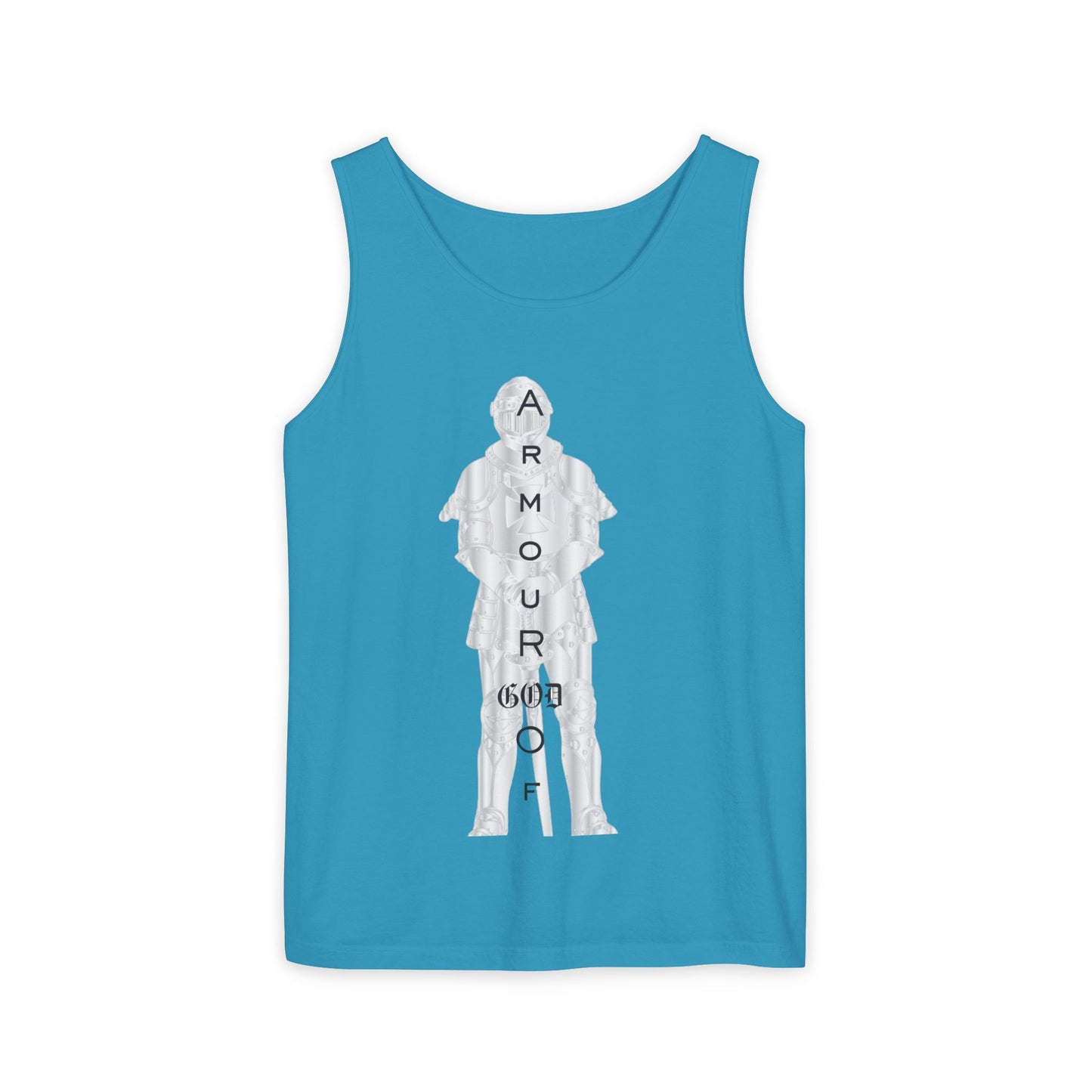Mens Armour Of God Tank Top, Summer Shirt, Casual Wear, Gifts for Him, Faith based Fitness Apparel, Christian inspired Clothing