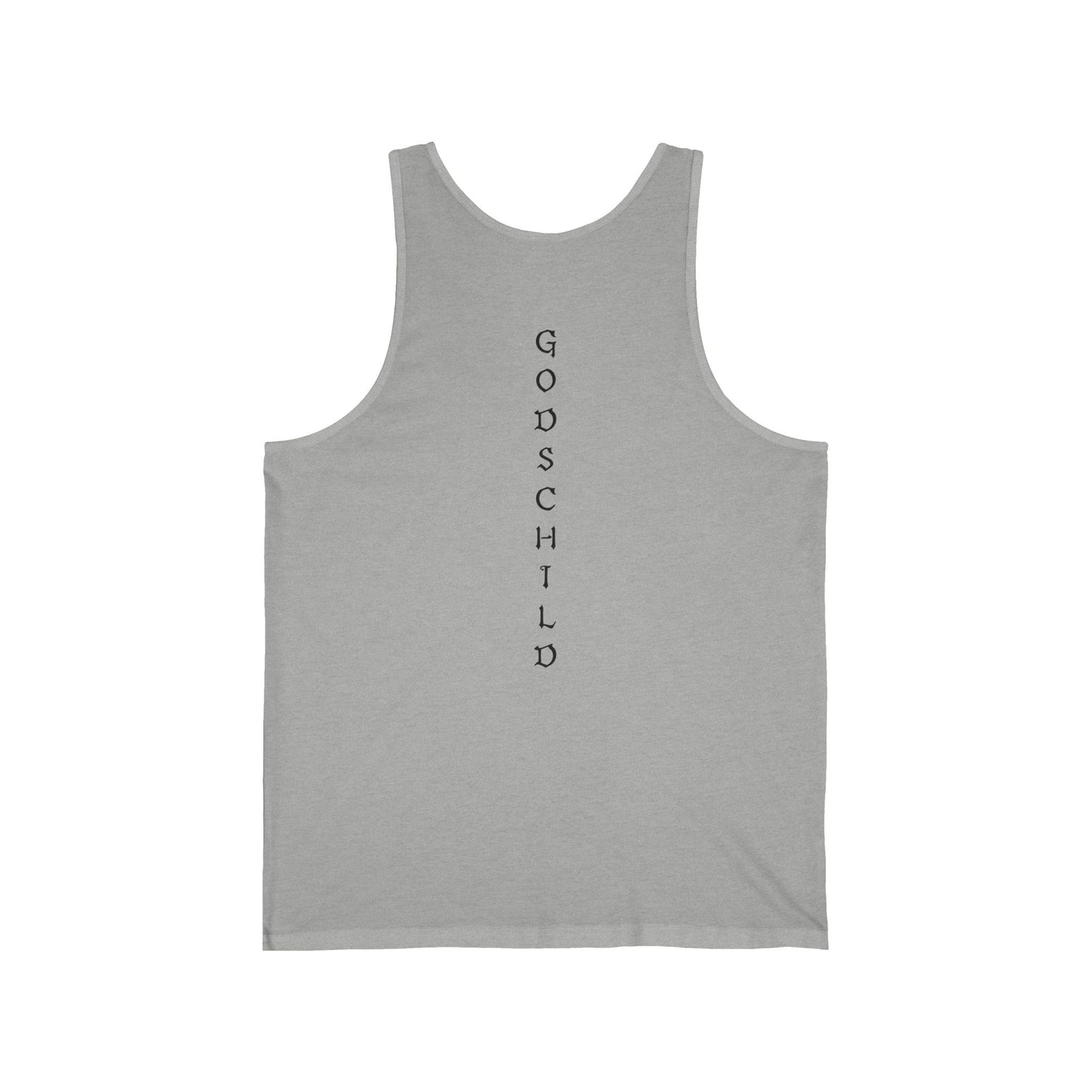 Spiritual Unisex Tank Top, Inspirational Prayer Apparel, Godchild Gift, Faith-Based Summer Wear, Motivational Church Tank