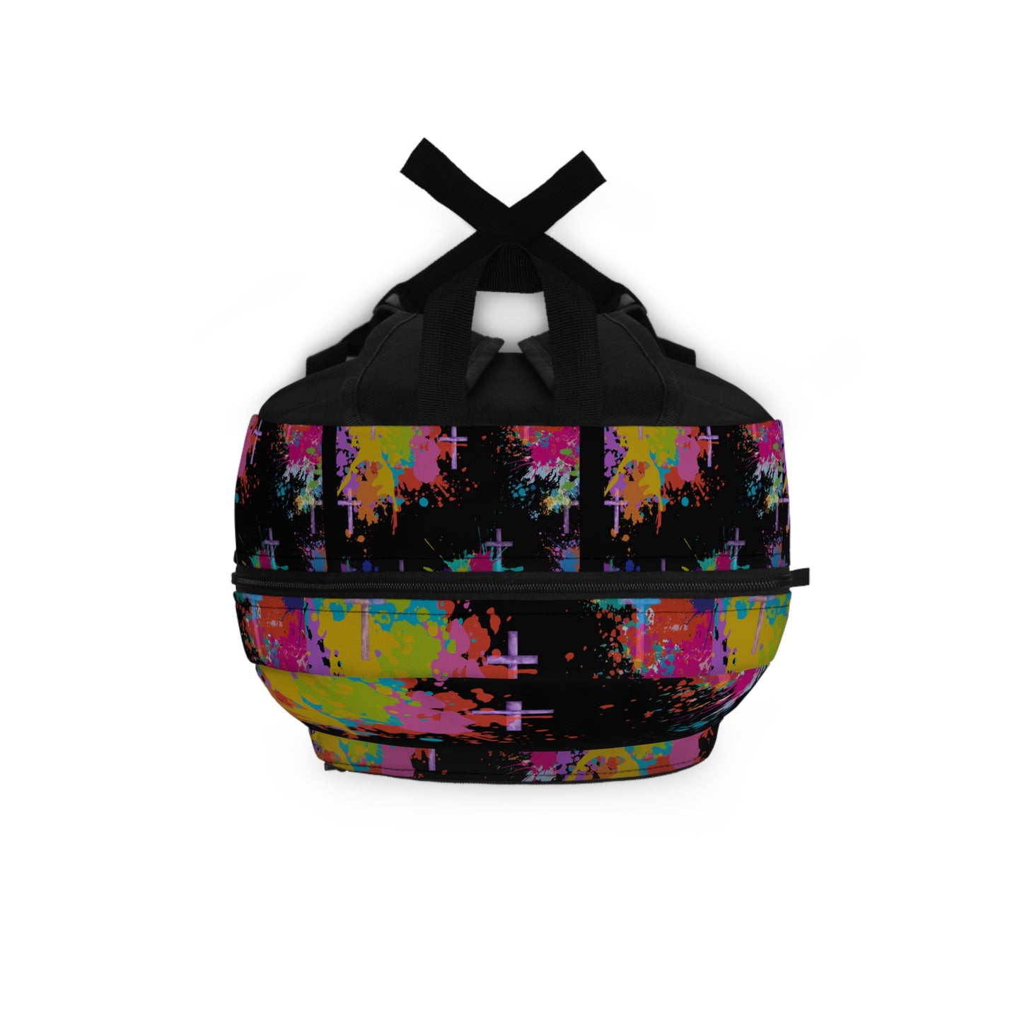Vibrant Art Backpack | Jesus inspired Colorful Graffiti Style Back pack for Students, Travel, Festivals, Back to School, Unique Gift for christian teens