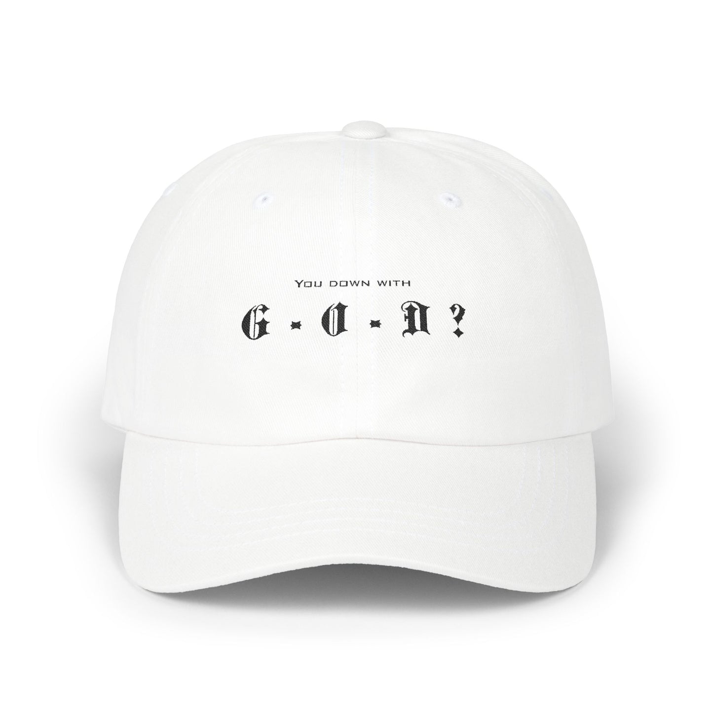 Unisex Classic Dad Cap with Quote, Casual Cap for Dads, Gift for Father's Day, Adjustable Baseball Hat, Trendy Unisex Headwear for christian athletic wear for believers