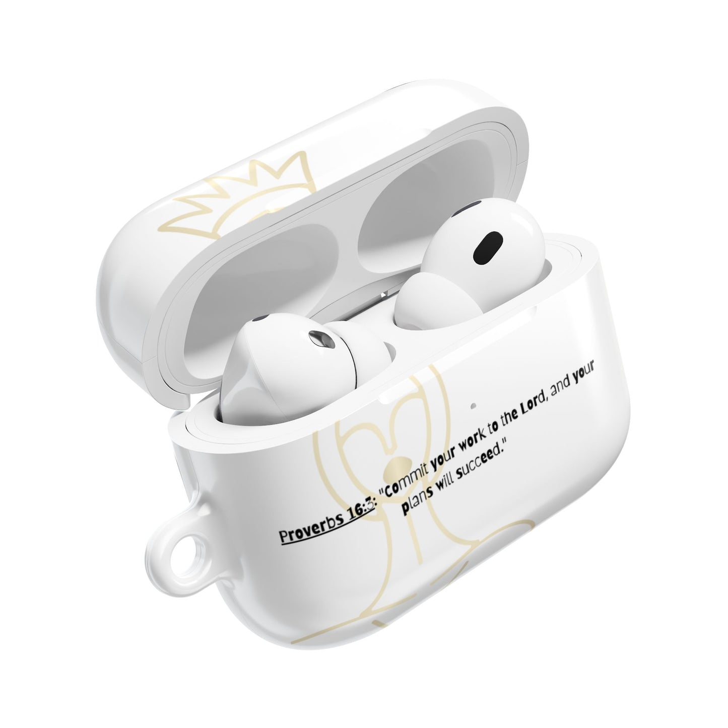 Scripture themed AirPod pro Cases for believers - spiritual Earphone Covers, Spiritual Gift, Motivational Accessory, Customizable AirPods Skin, Unique Tech Gift