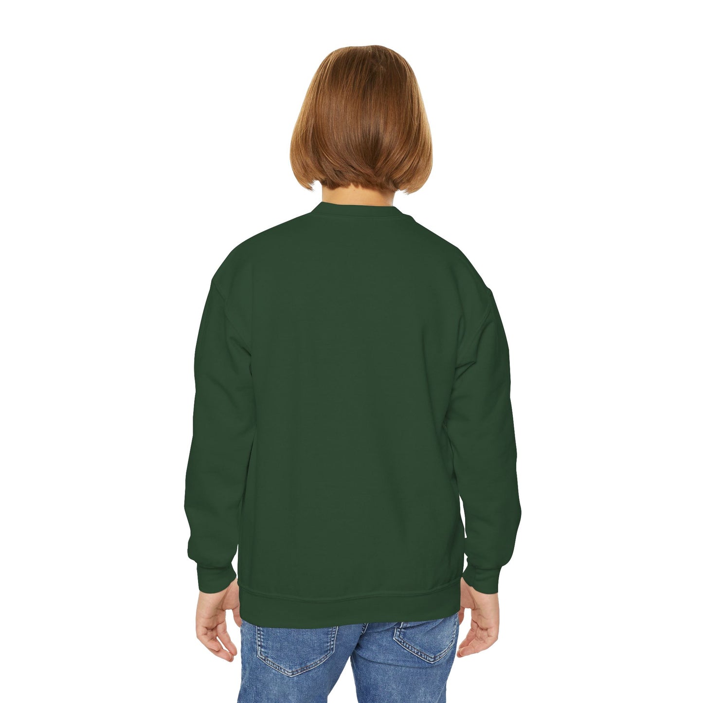 Christmas Youth Sweatshirt, faith inspired Holiday Gift, Nativity Scene Crewneck for youth, kids Winter Apparel, Kids Christmas Sweater, Religious Youth crewneck