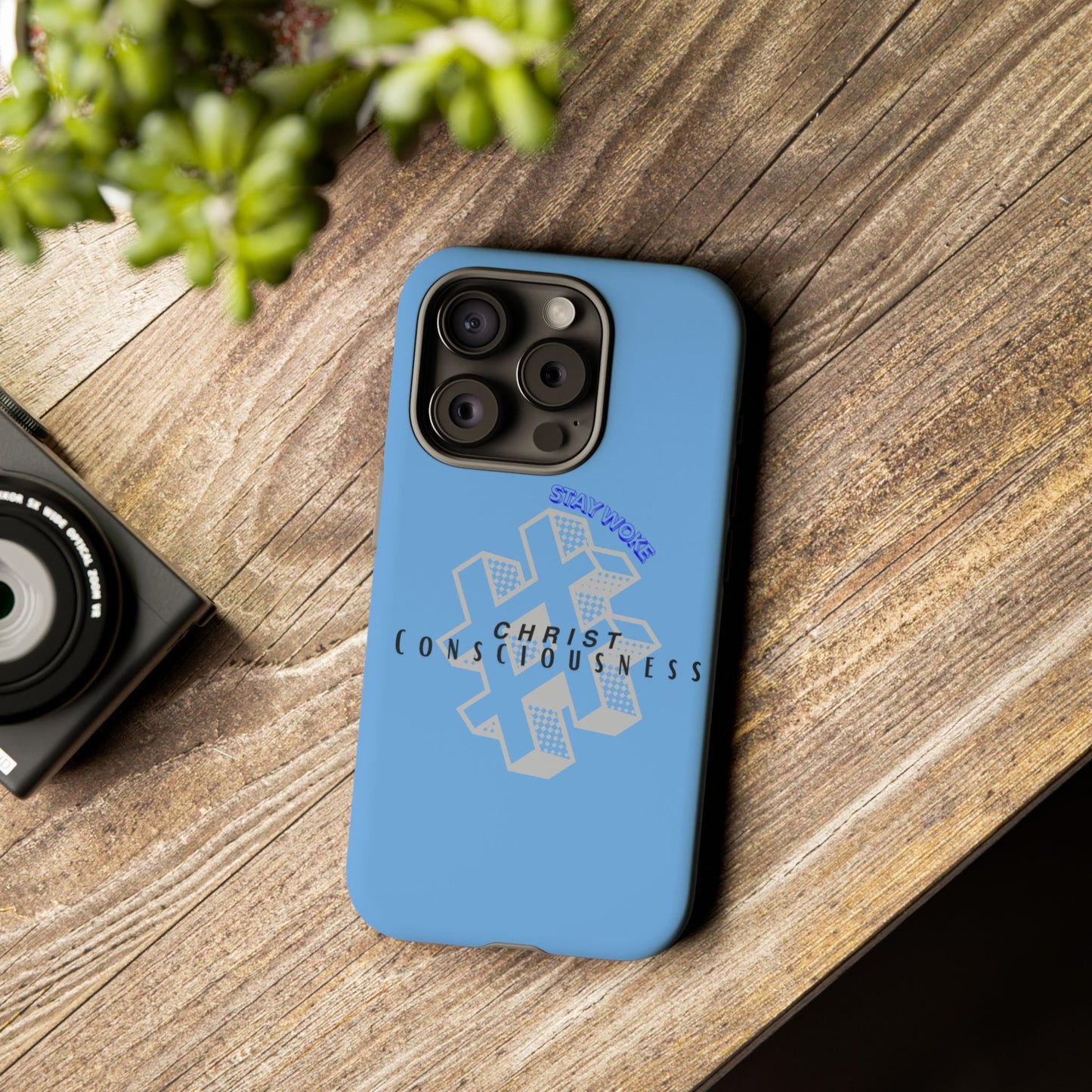 Hashtag Phone Case, Spiritual Gift, Faith-Based Accessory, Unique Tech Cover, Blue Phone Protector, trending tough cases, trending iPhone cases
